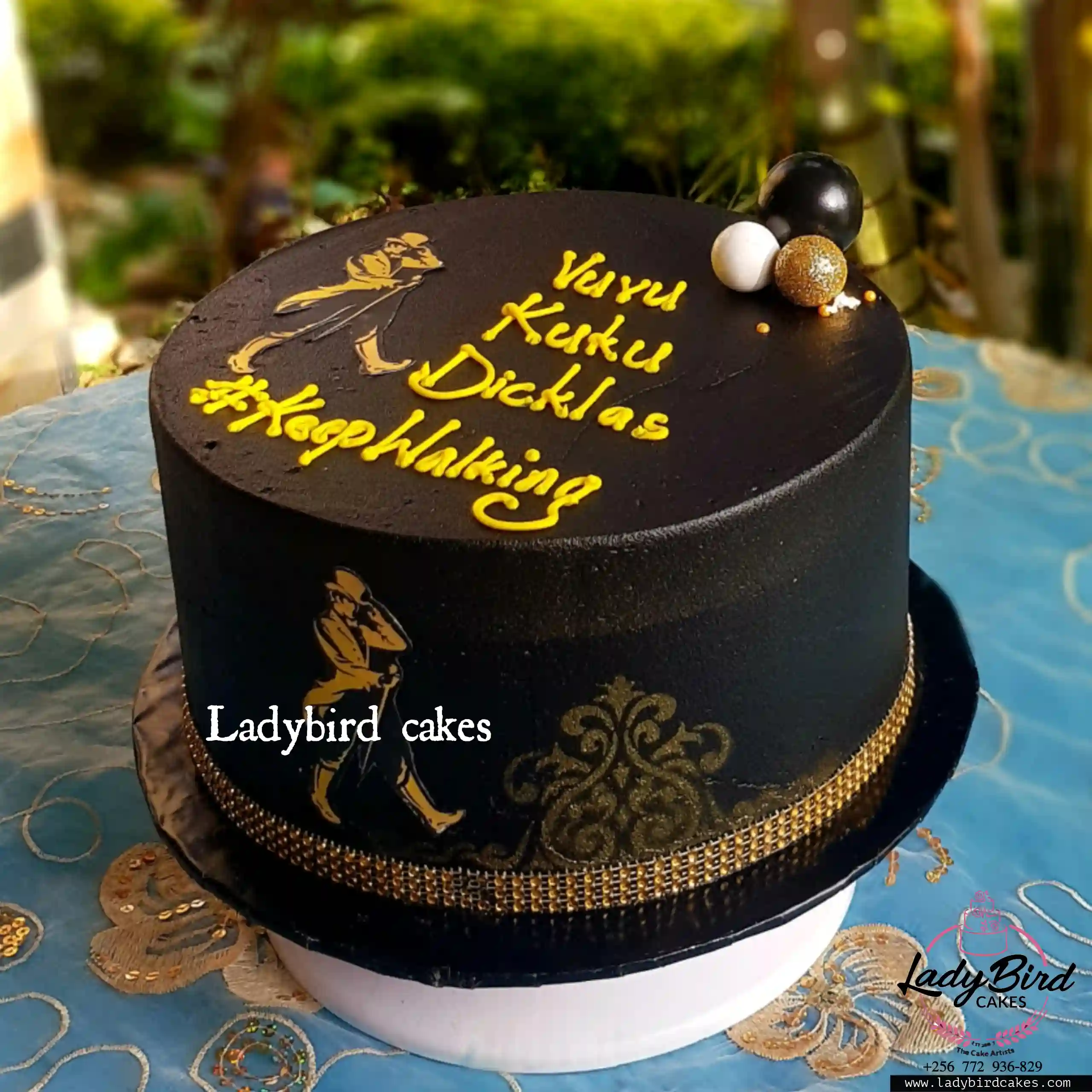 This is a custom cake of Ladybird Cakes Uganda