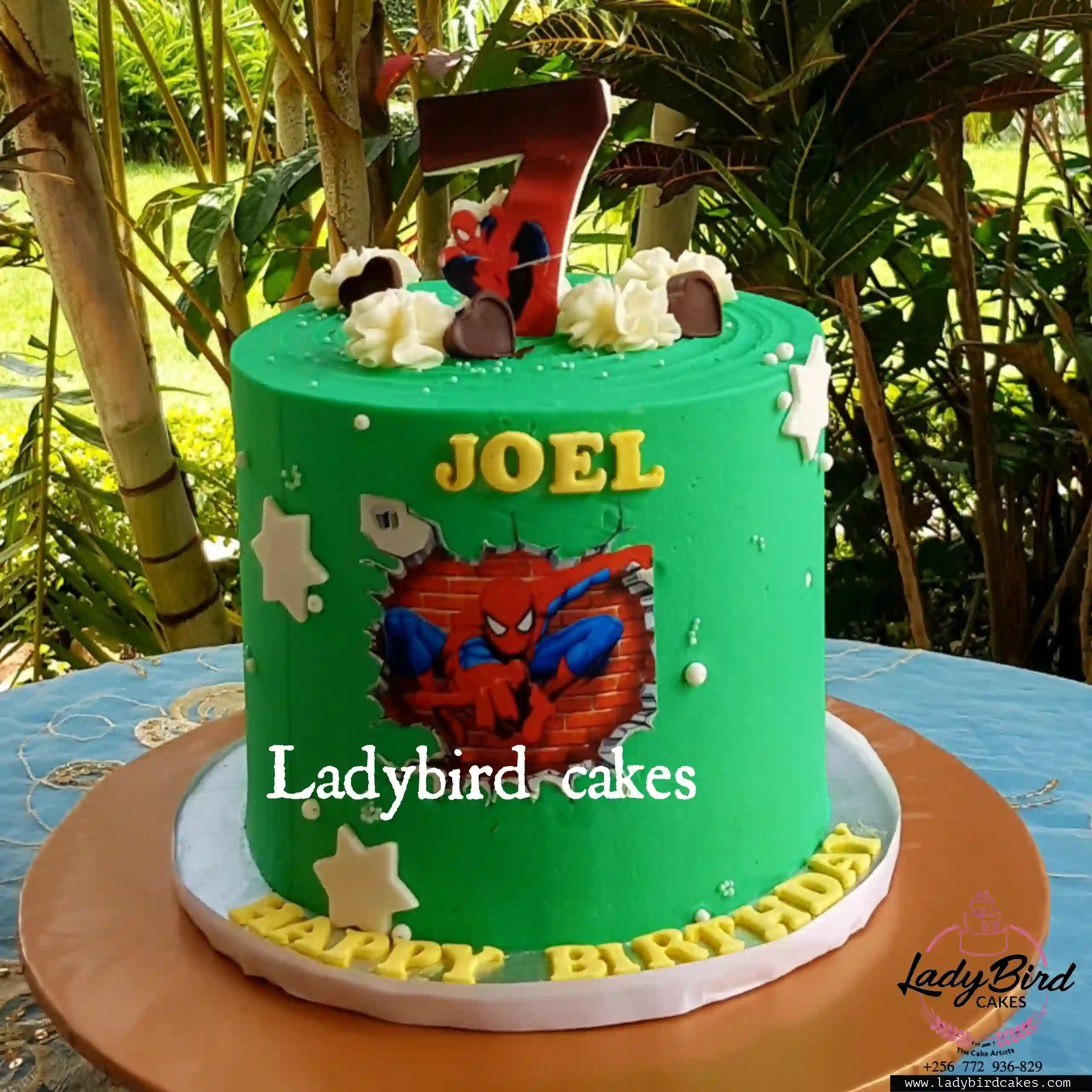 This is a custom cake of Ladybird Cakes Uganda