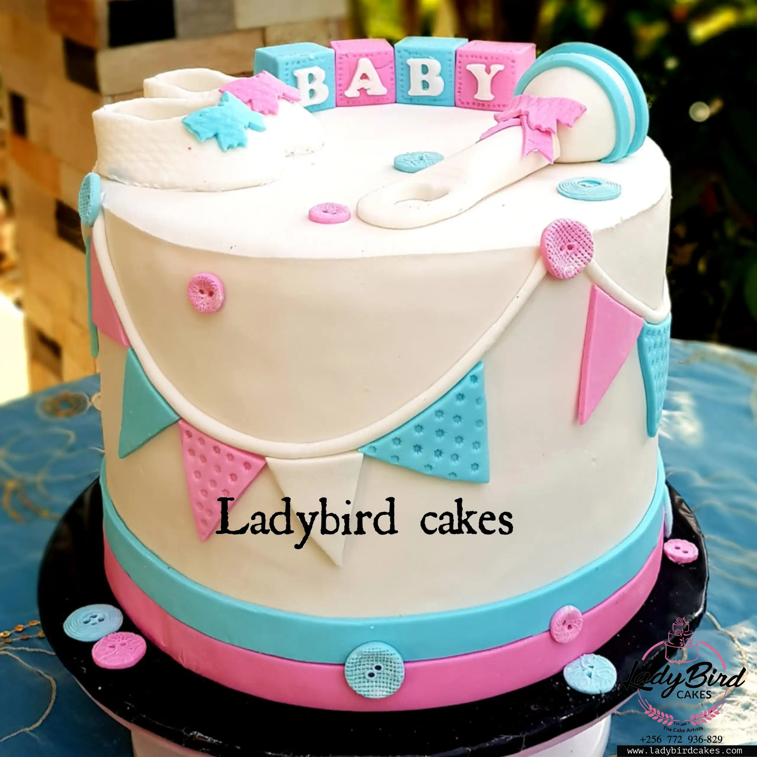 This is a custom cake of Ladybird Cakes Uganda