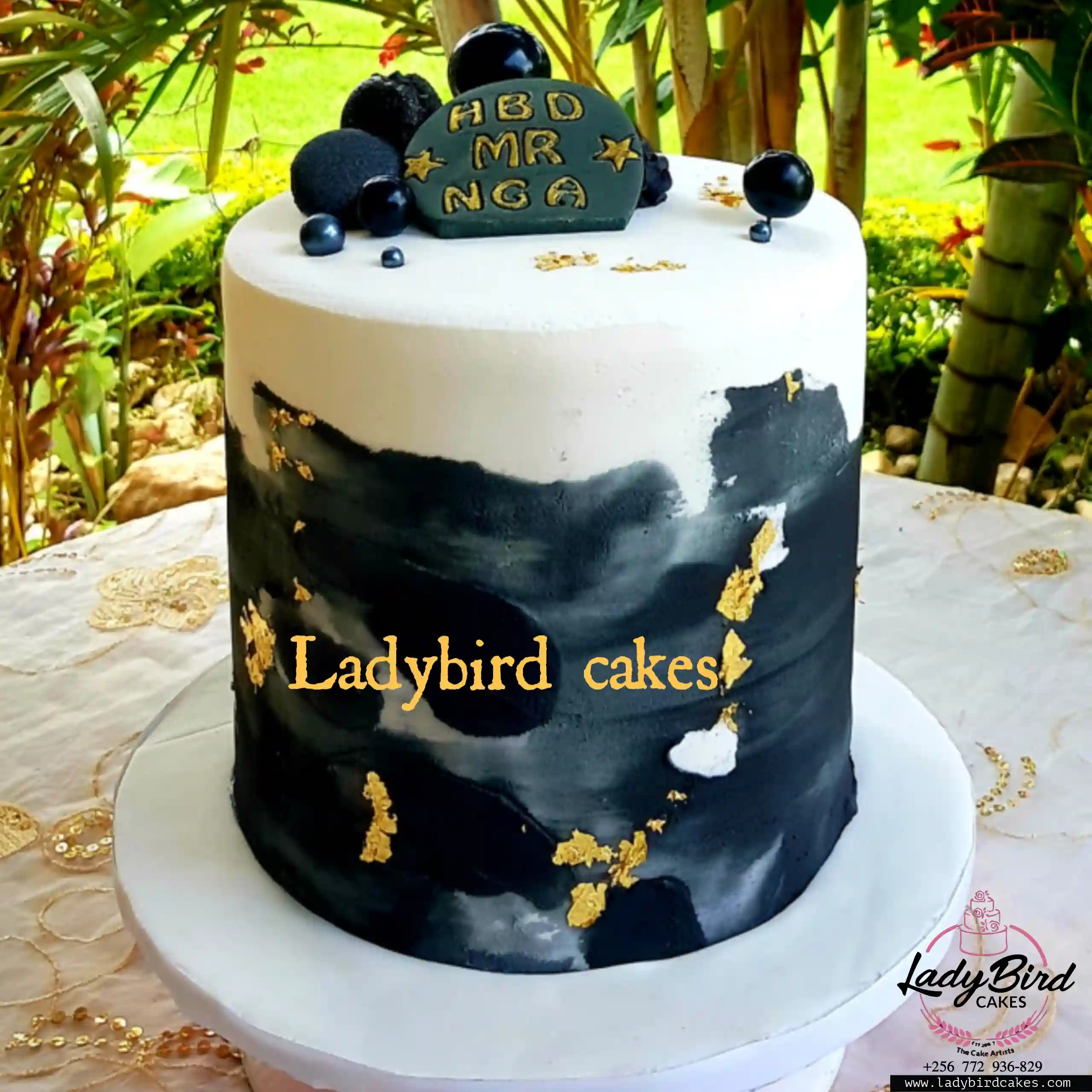 This is a custom cake of Ladybird Cakes Uganda