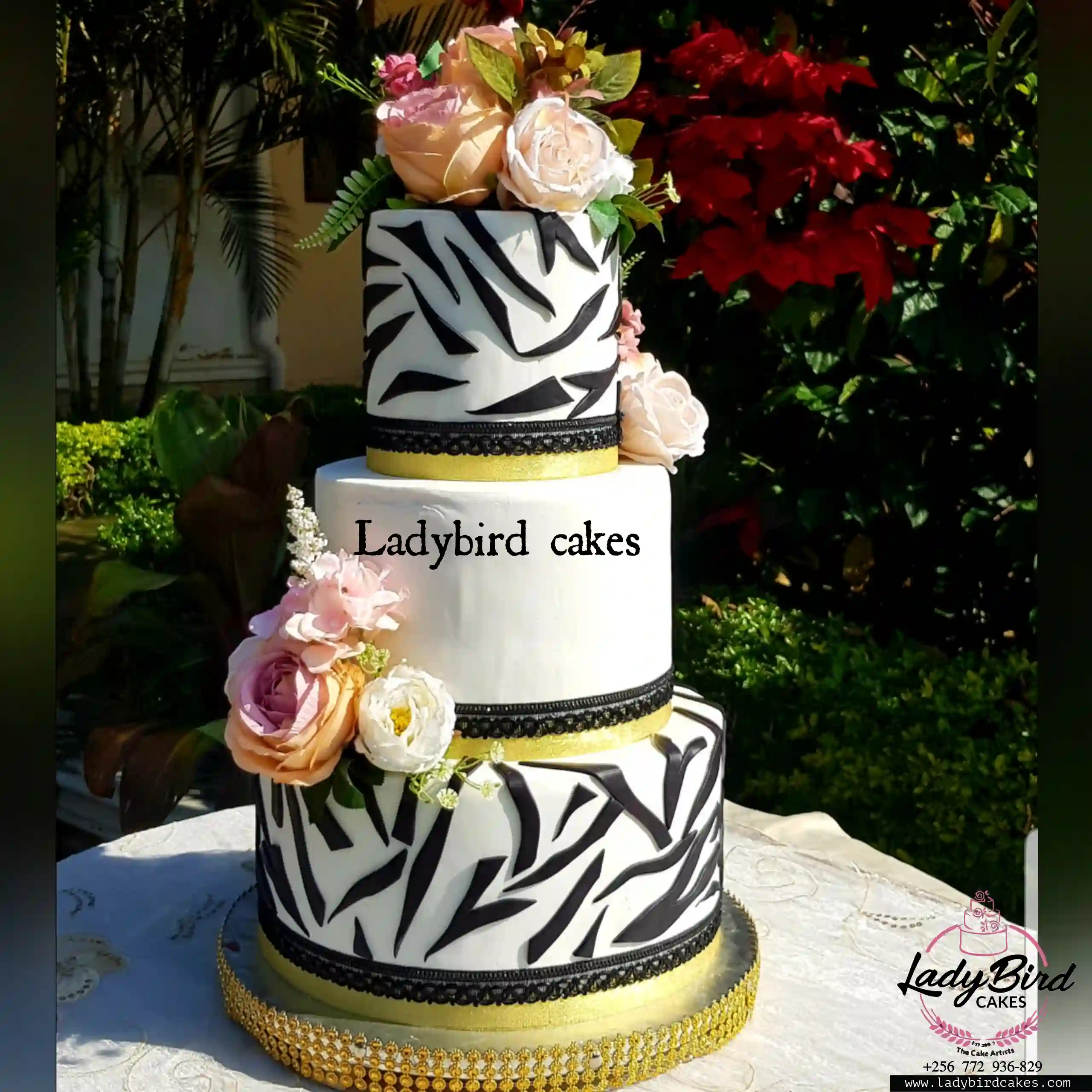 This is a custom cake of Ladybird Cakes Uganda