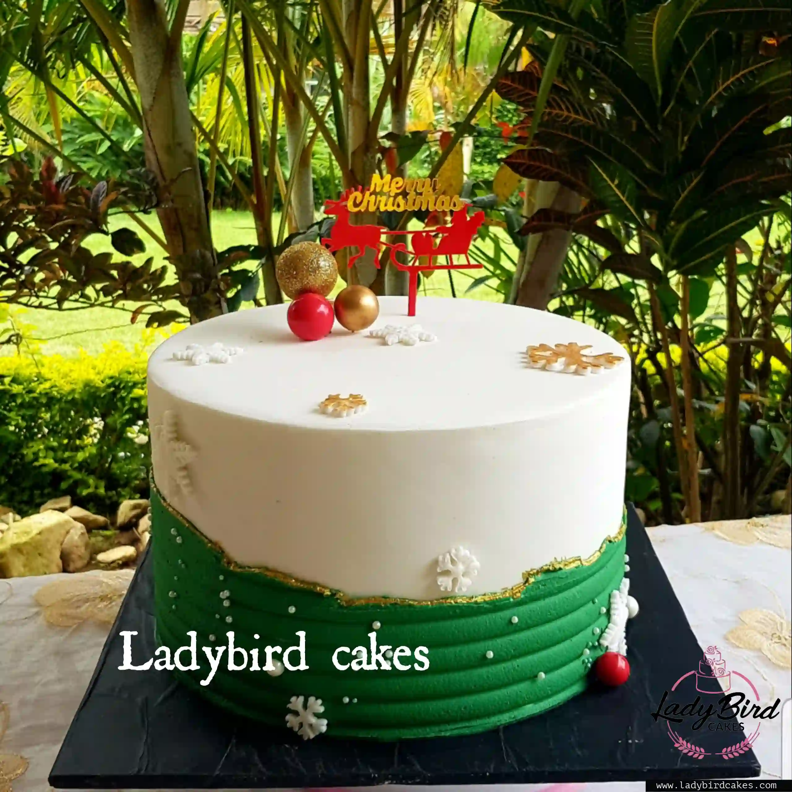 This is a custom cake of Ladybird Cakes Uganda