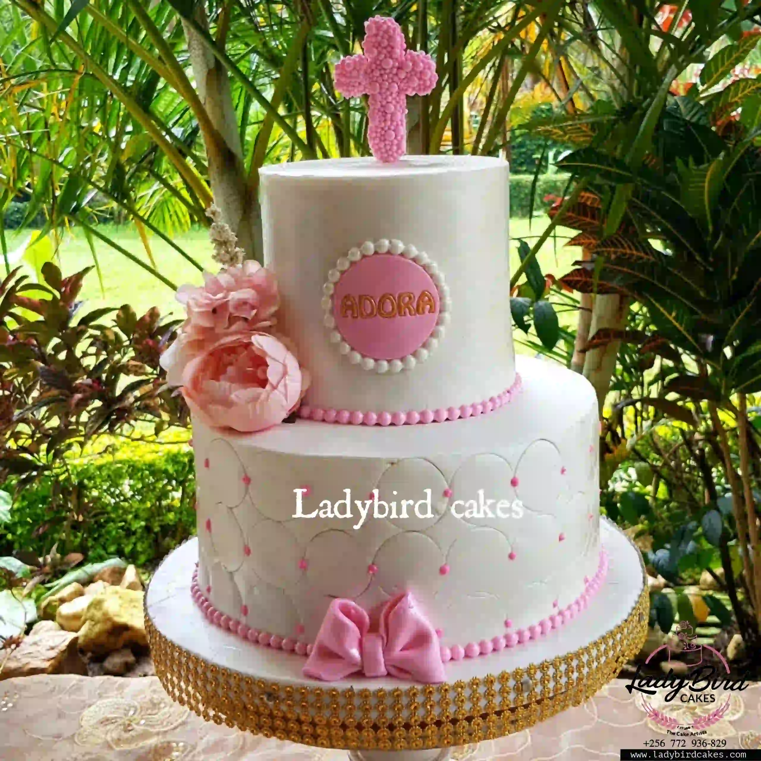 This is a custom cake of Ladybird Cakes Uganda