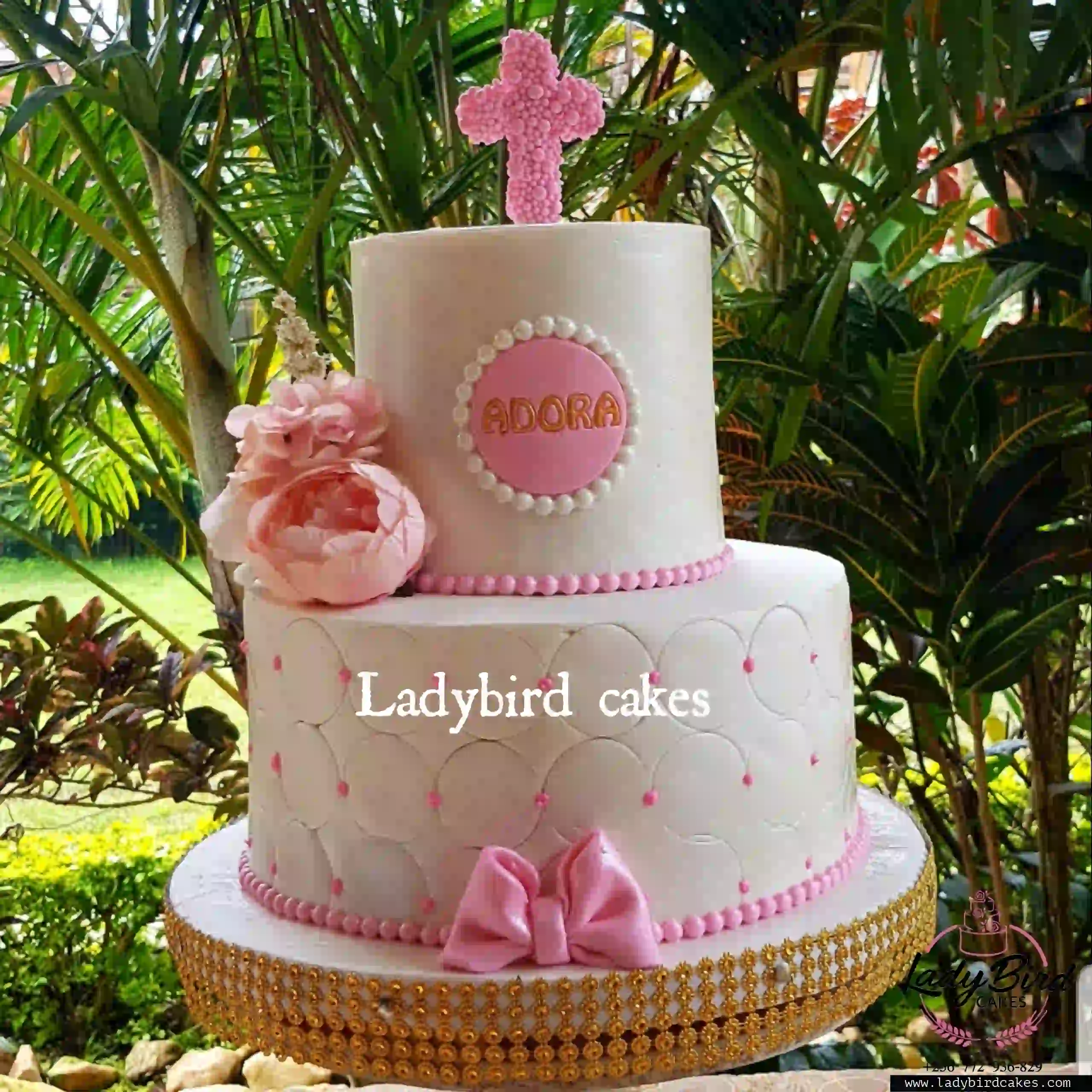 This is a custom cake of Ladybird Cakes Uganda