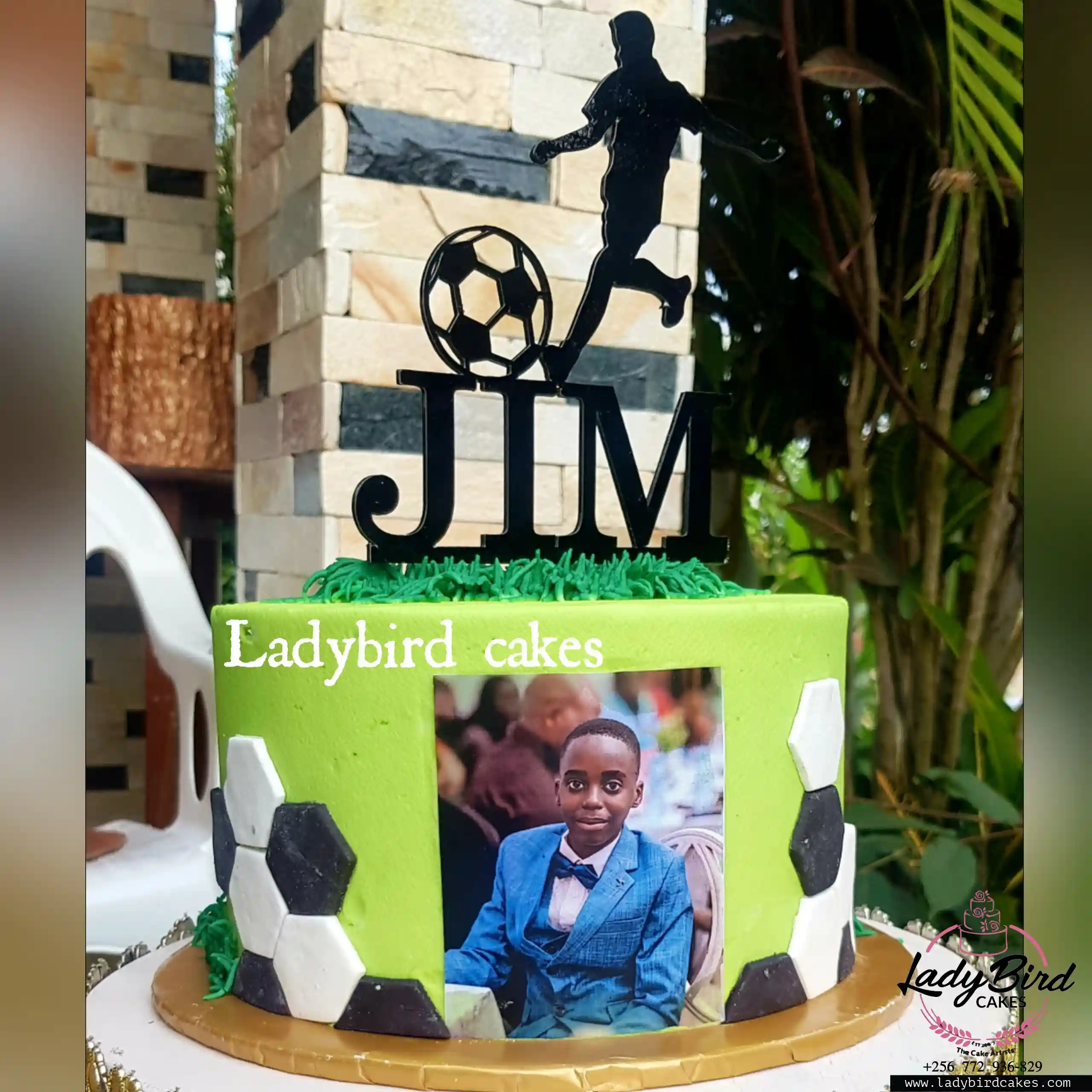 This is a custom cake of Ladybird Cakes Uganda