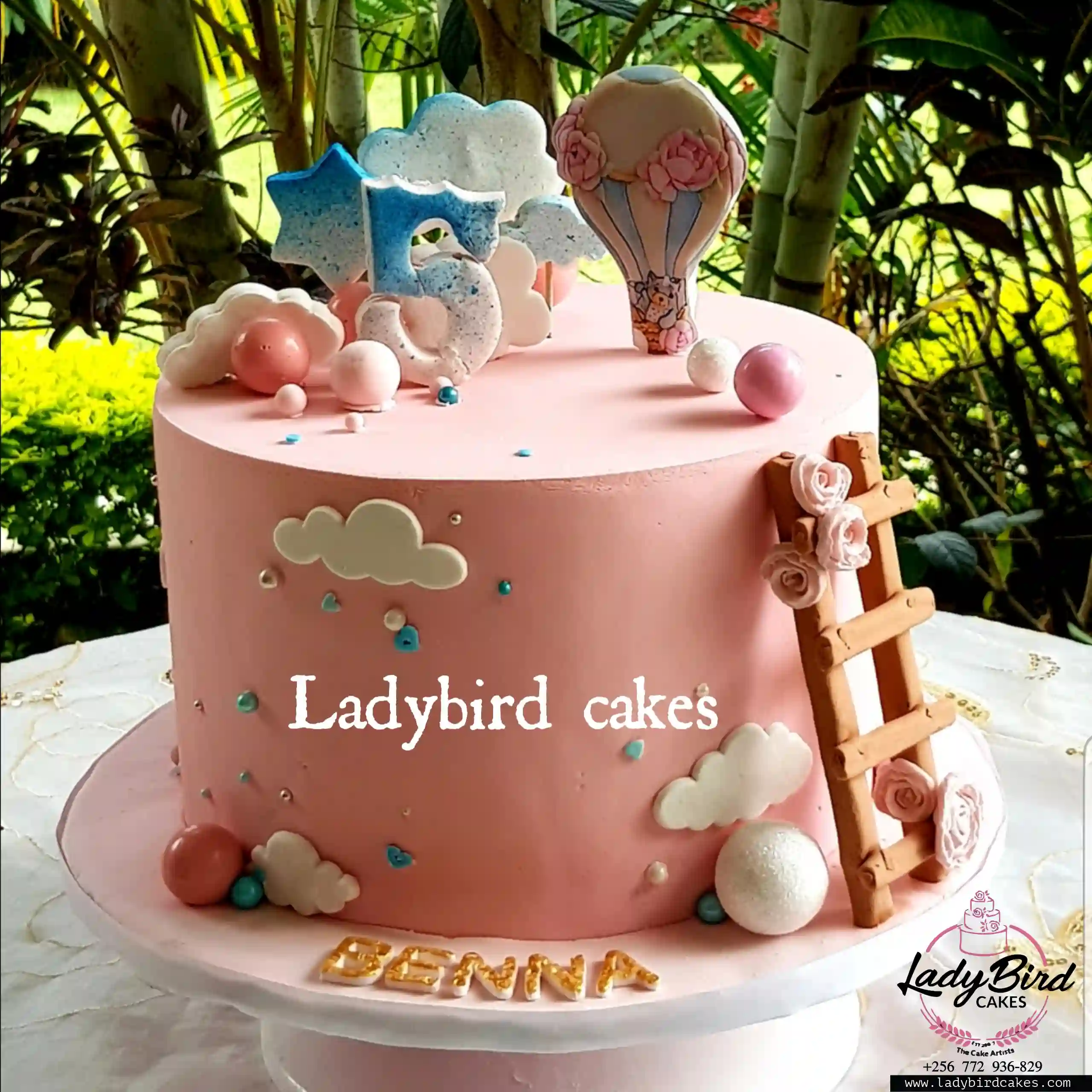 This is a custom cake of Ladybird Cakes Uganda