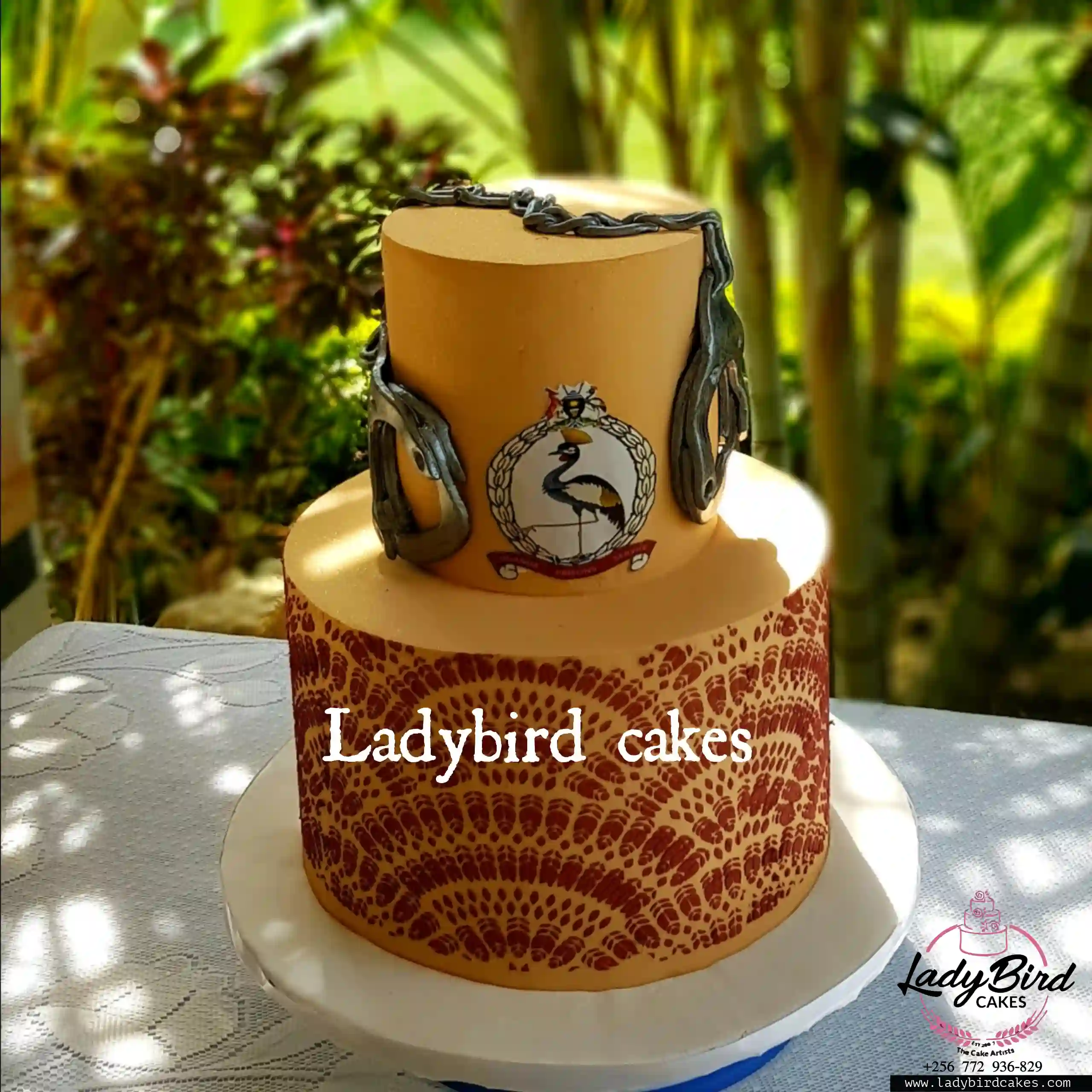 This is a custom cake of Ladybird Cakes Uganda