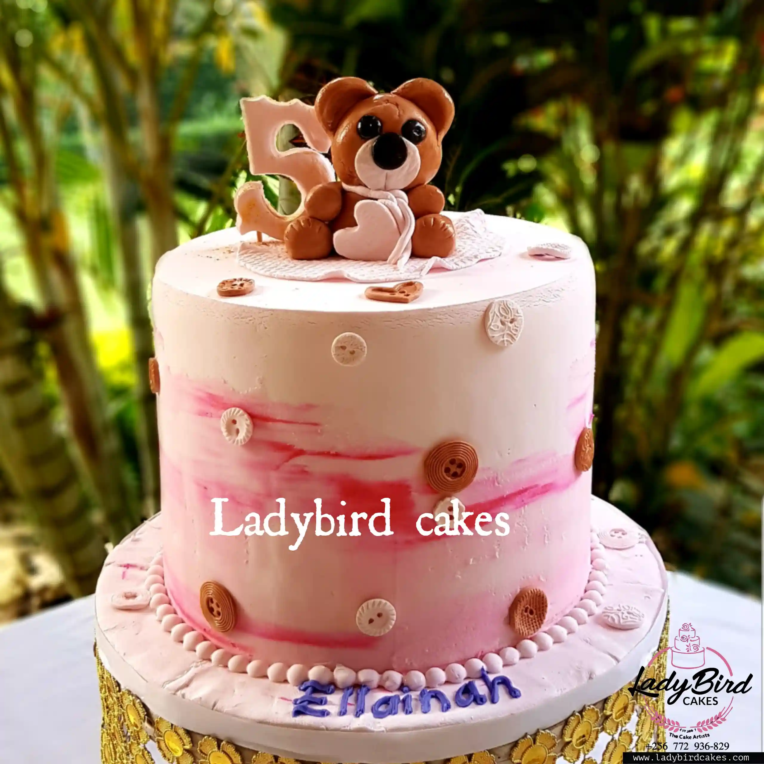 This is a custom cake of Ladybird Cakes Uganda