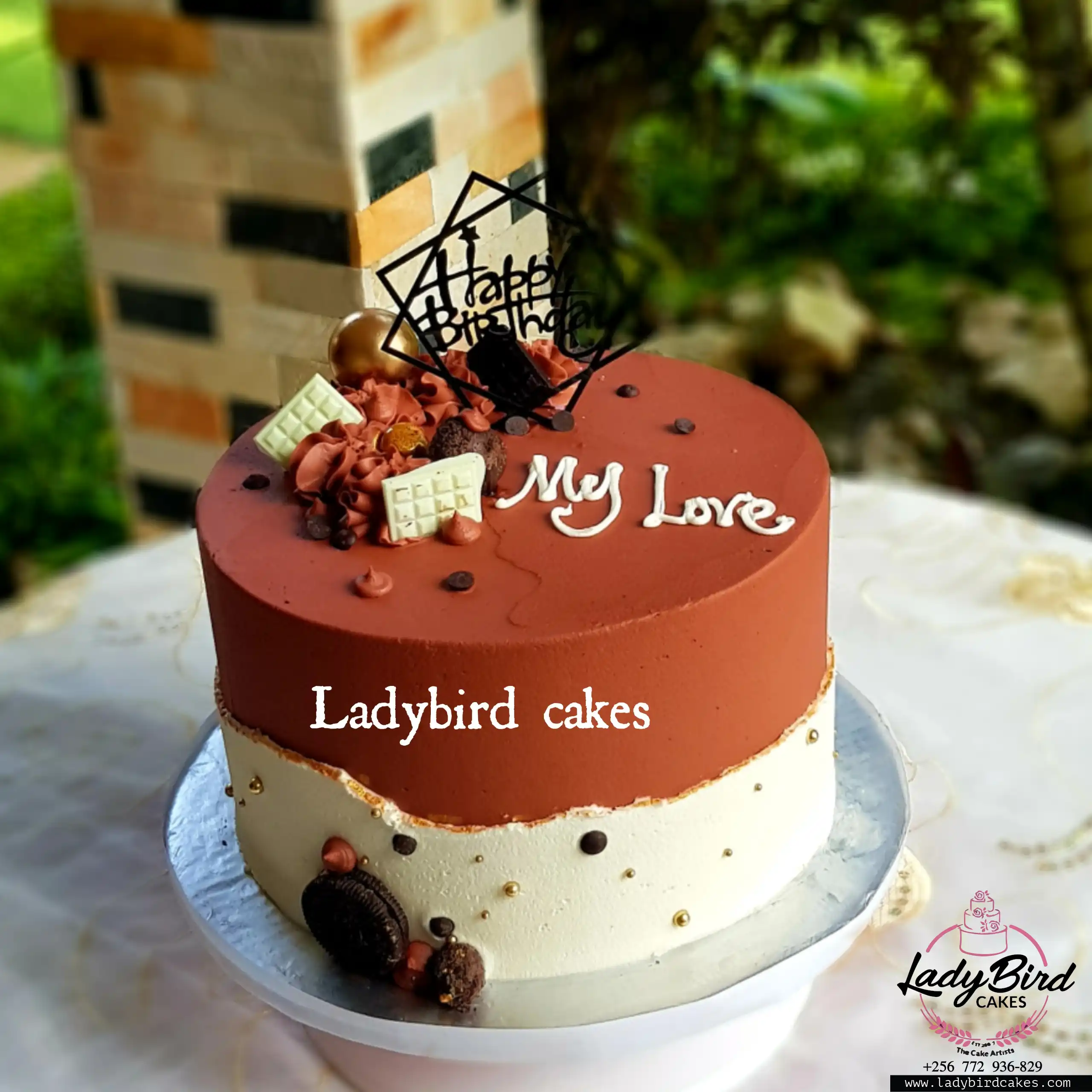 This is a custom cake of Ladybird Cakes Uganda