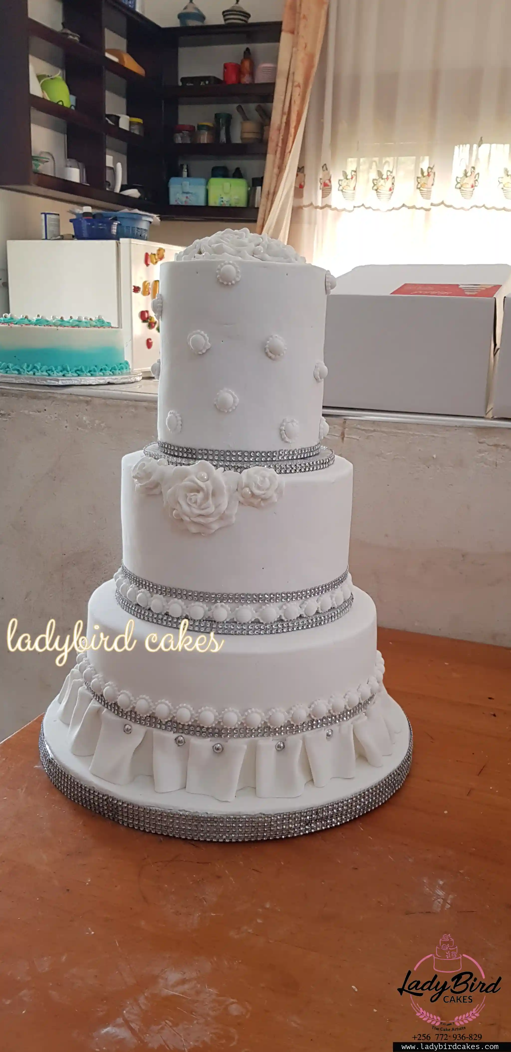 This is a custom cake of Ladybird Cakes Uganda