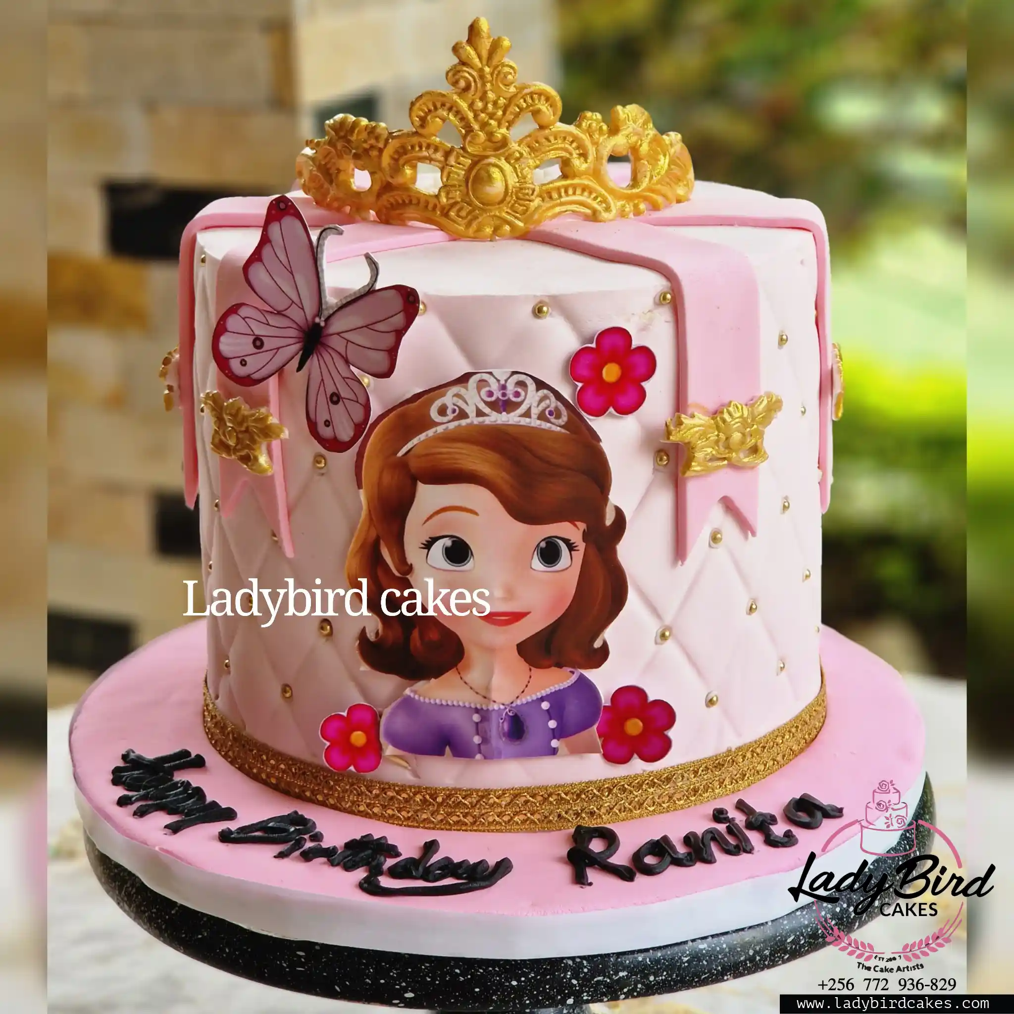 This is a custom cake of Ladybird Cakes Uganda