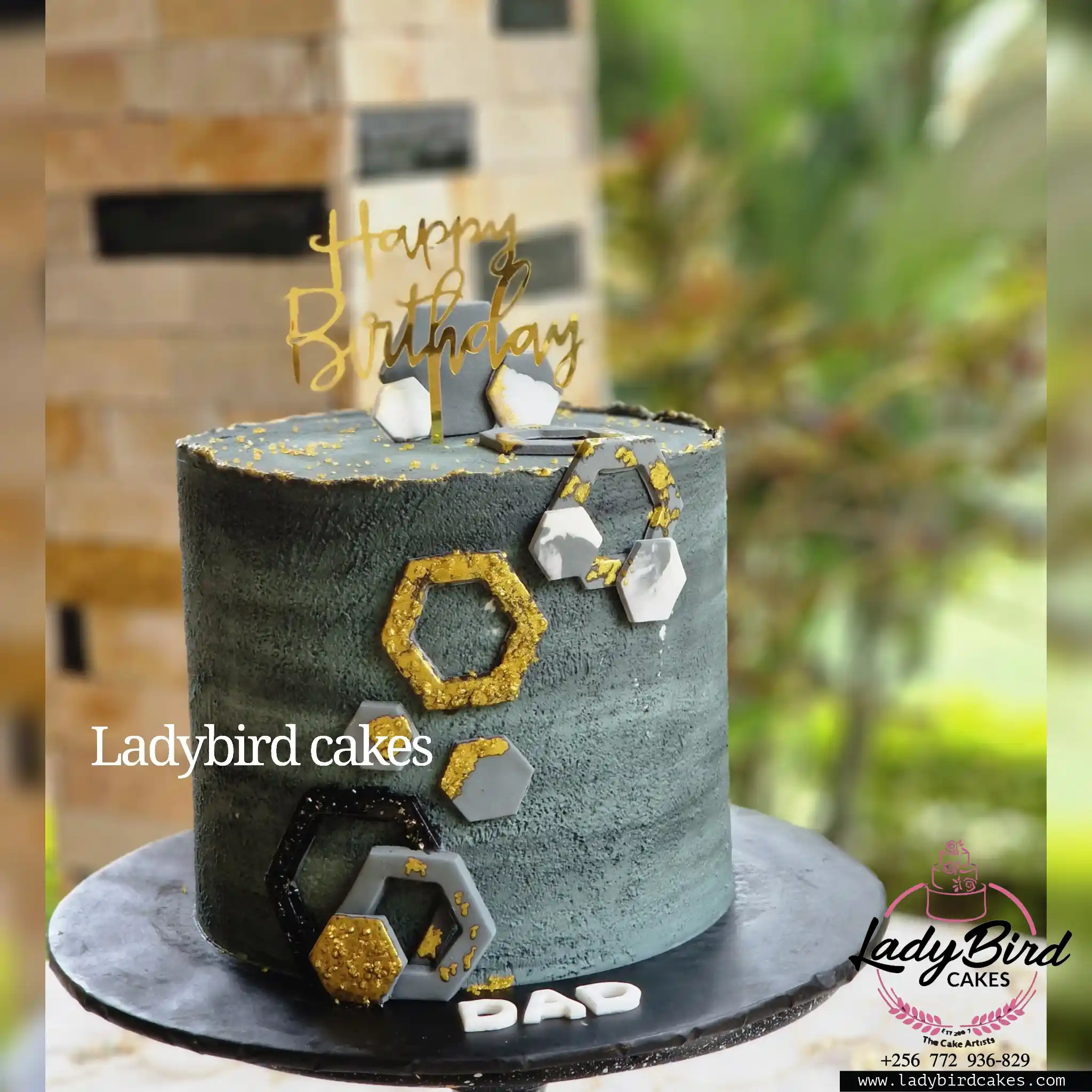 This is a custom cake of Ladybird Cakes Uganda