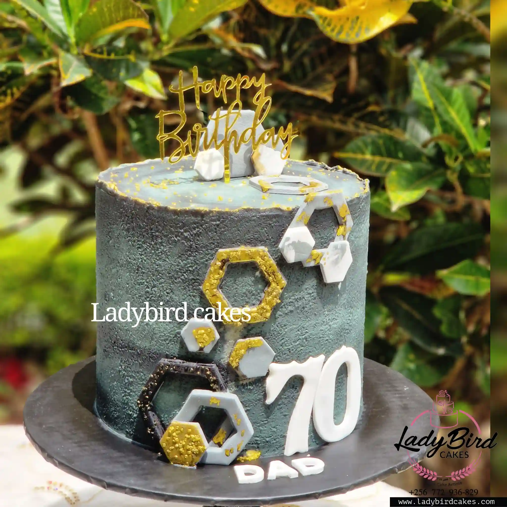 This is a custom cake of Ladybird Cakes Uganda