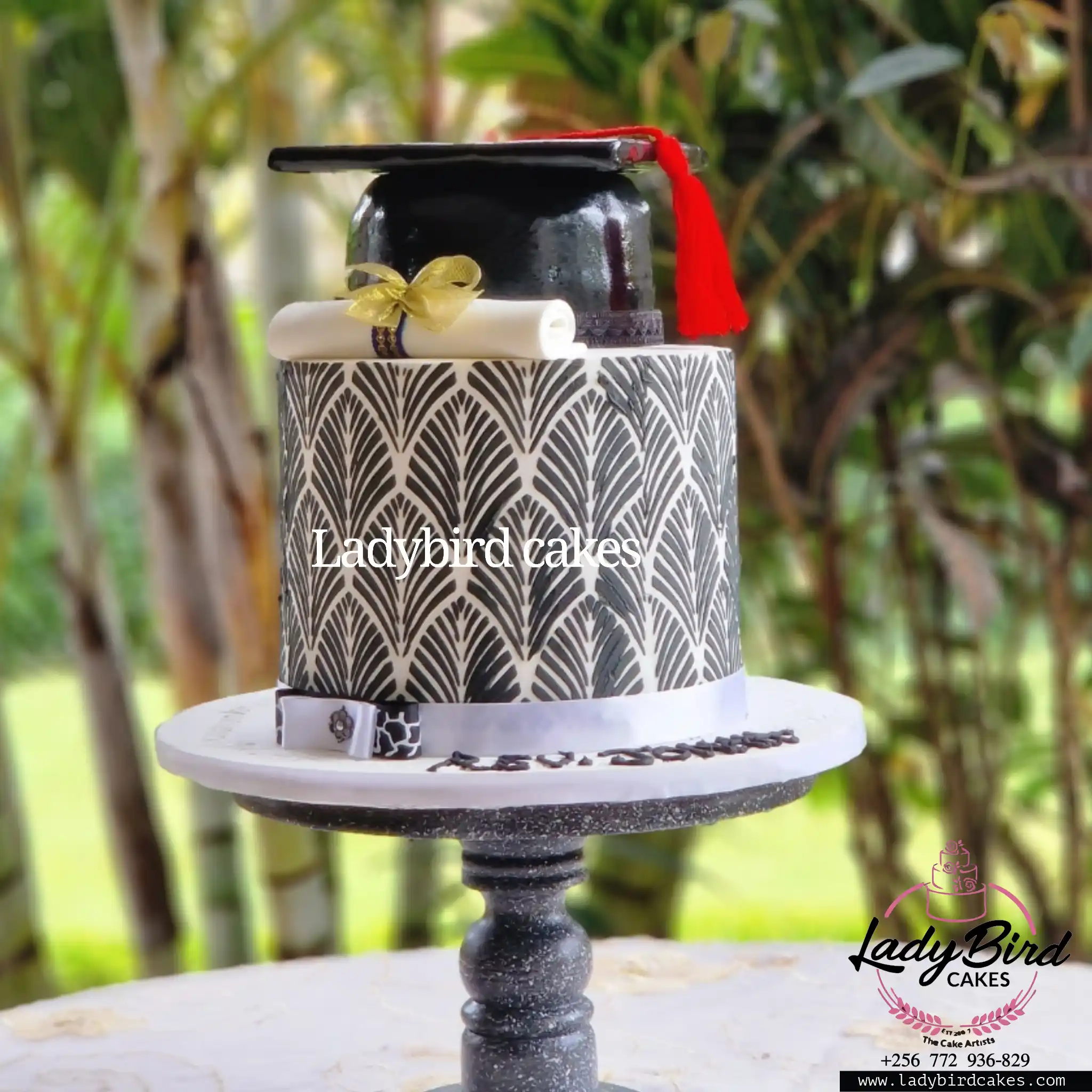 This is a custom cake of Ladybird Cakes Uganda