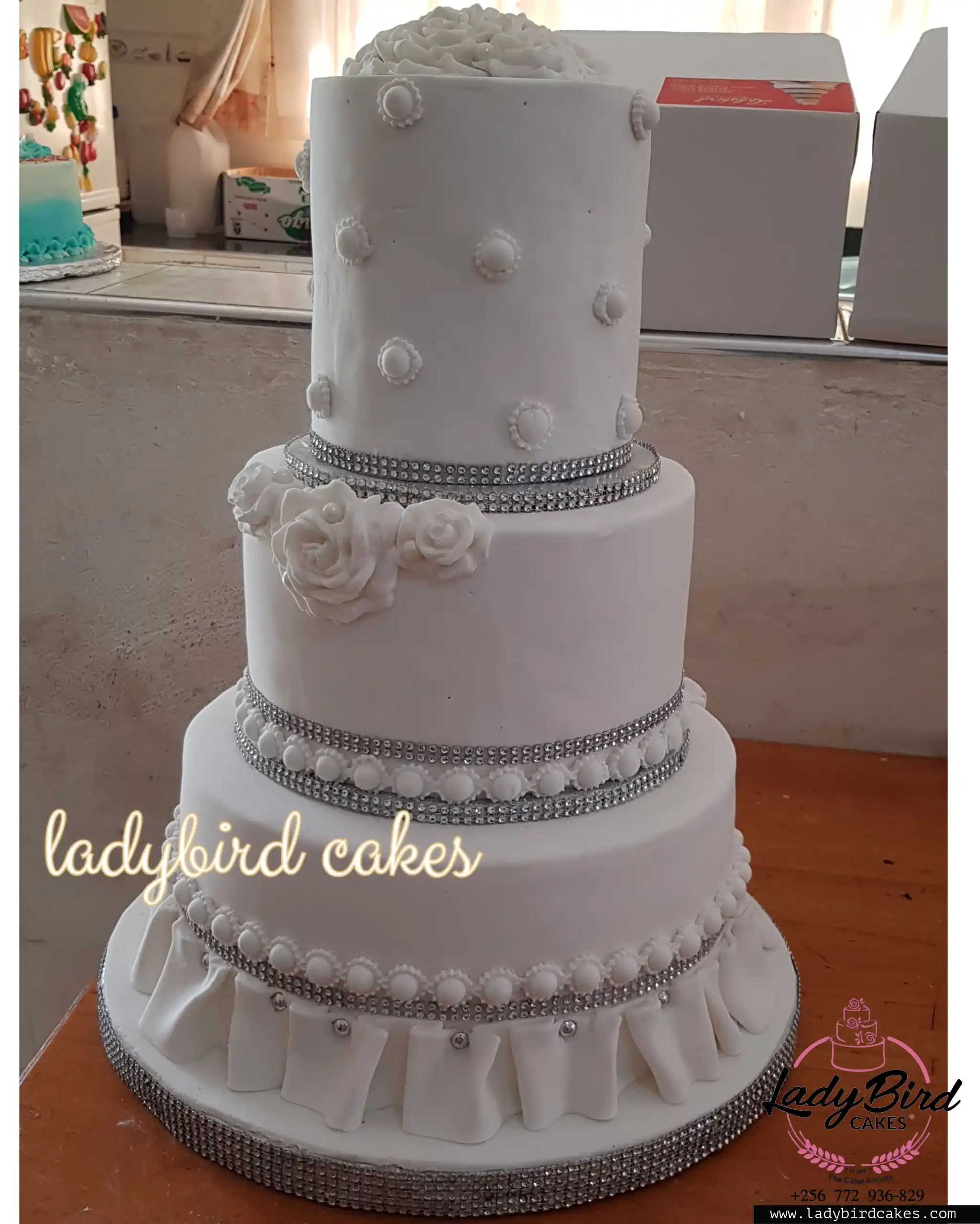 This is a custom cake of Ladybird Cakes Uganda