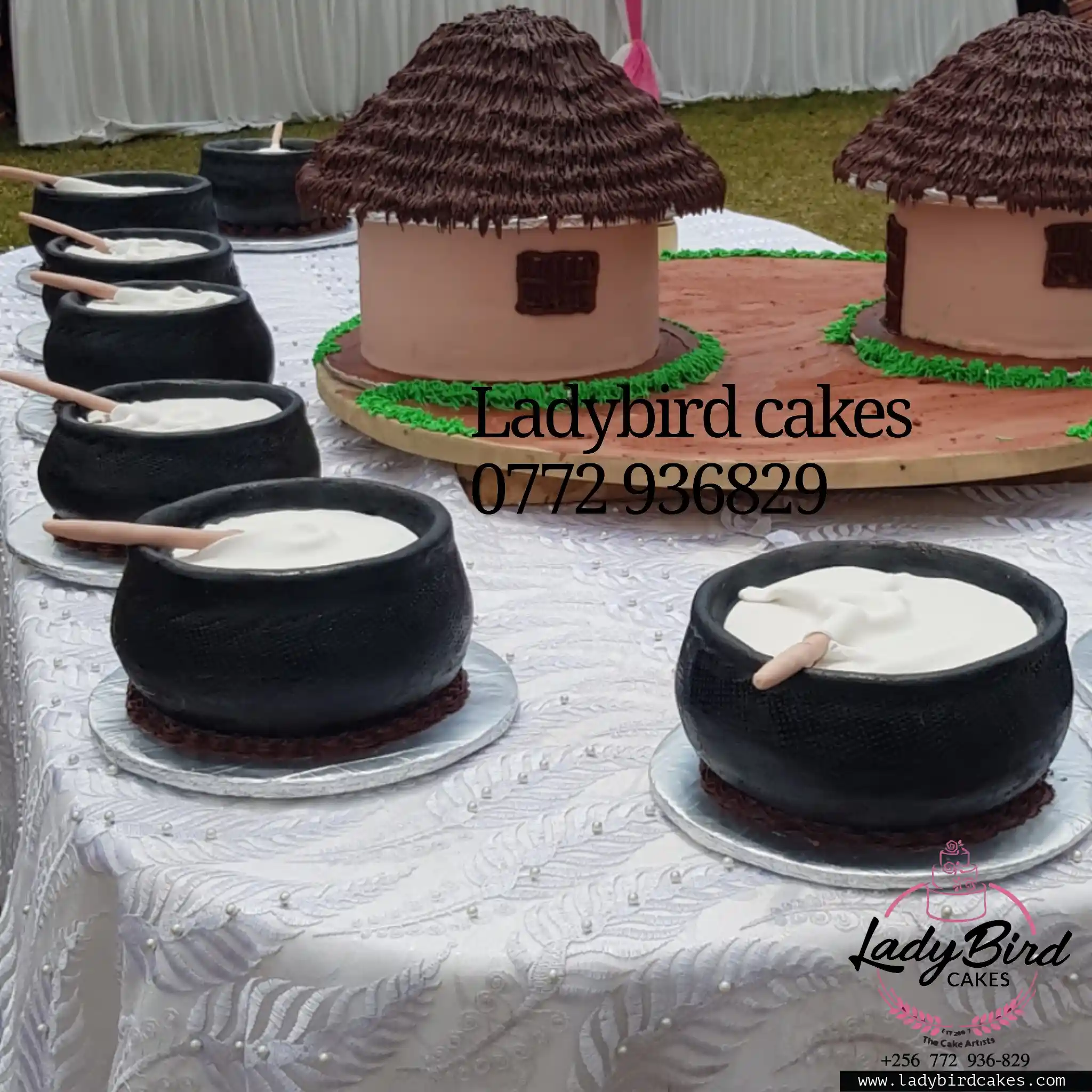 This is a custom cake of Ladybird Cakes Uganda