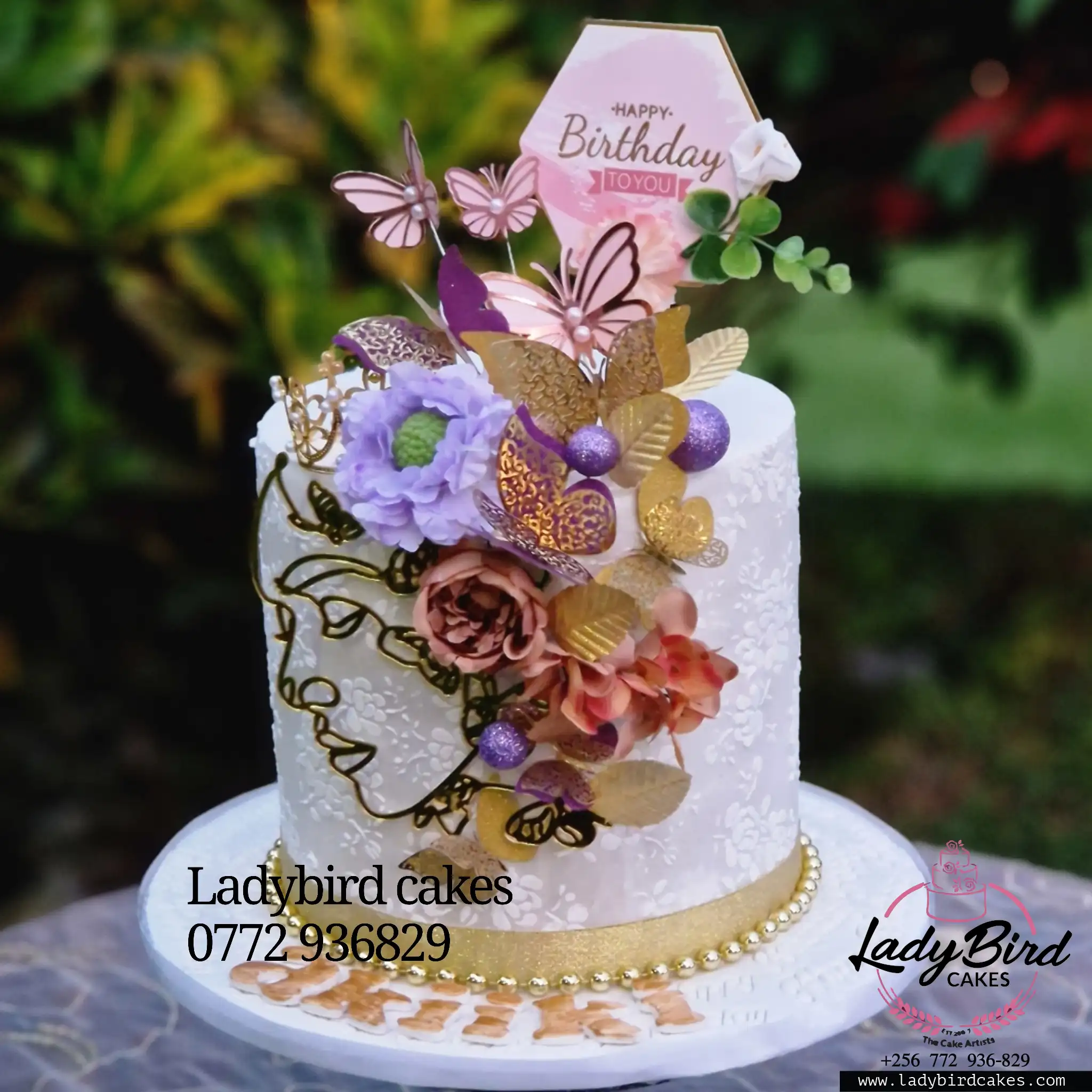 This is a custom cake of Ladybird Cakes Uganda