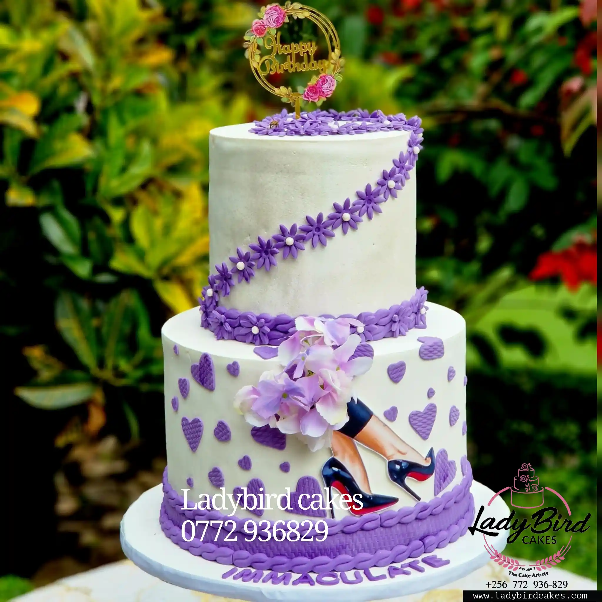 This is a custom cake of Ladybird Cakes Uganda