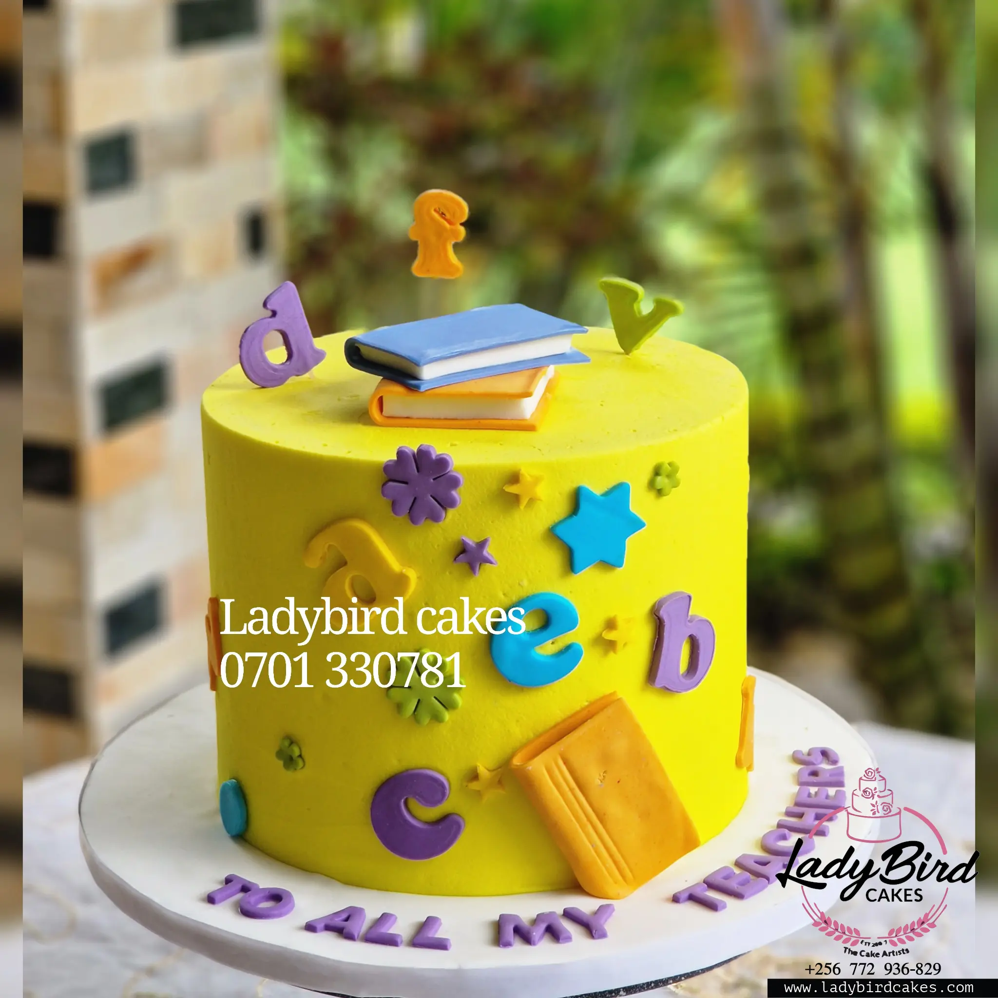 This is a custom cake of Ladybird Cakes Uganda