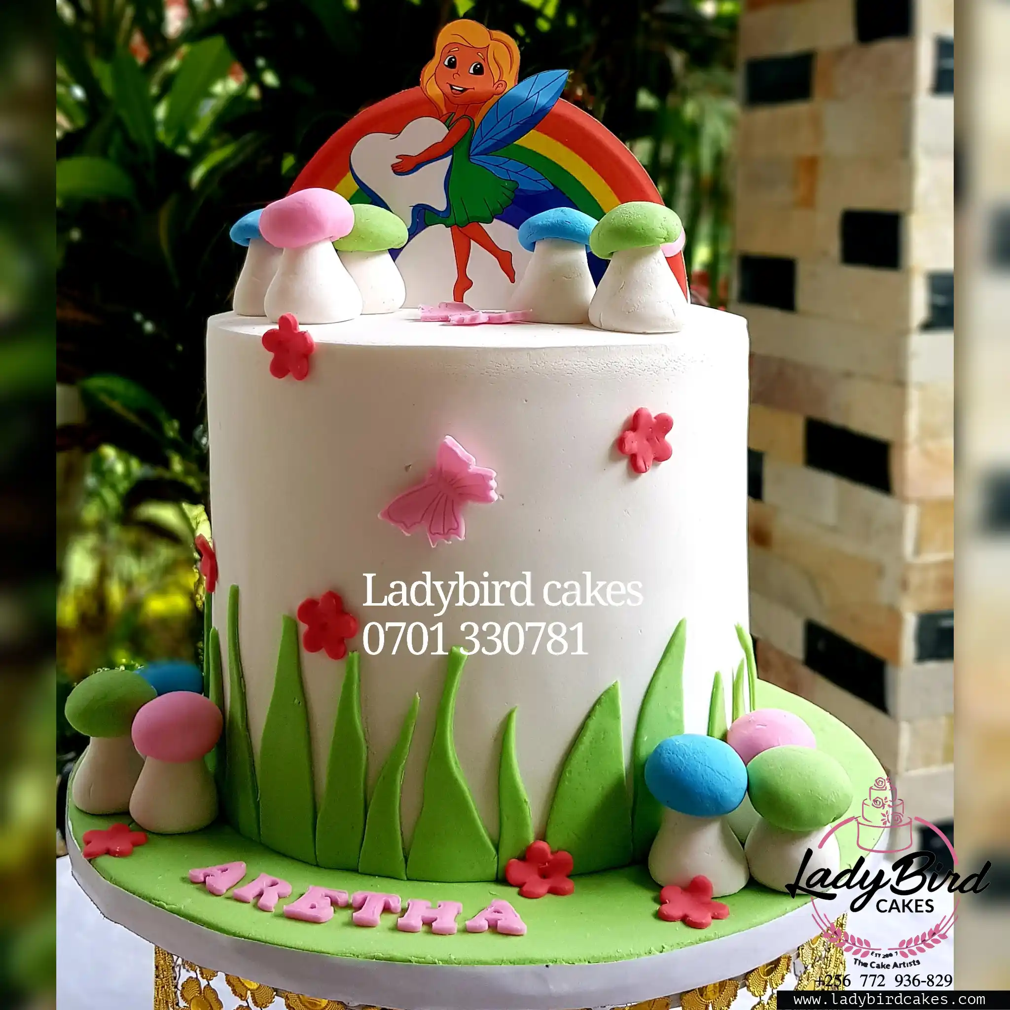 This is a custom cake of Ladybird Cakes Uganda