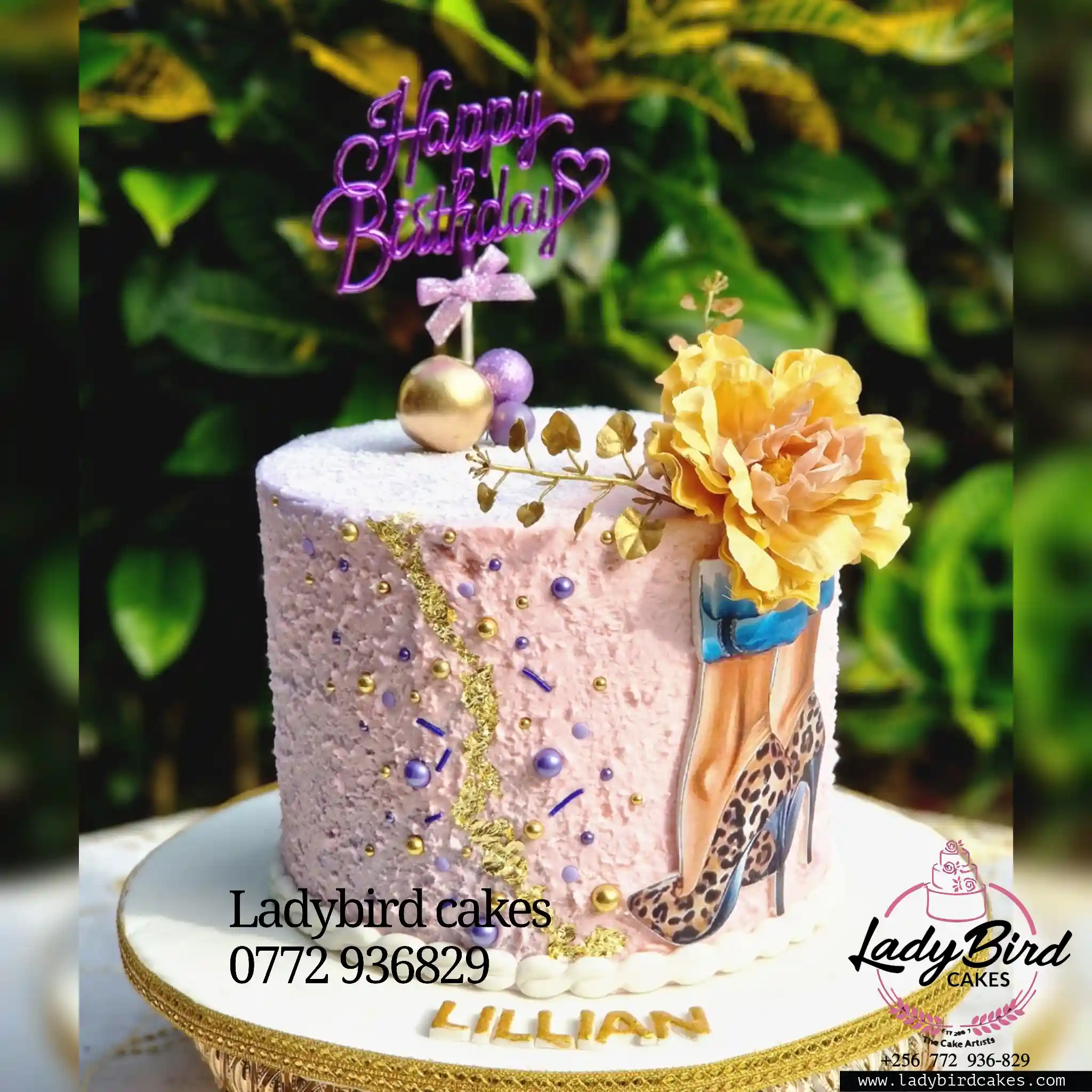 This is a custom cake of Ladybird Cakes Uganda