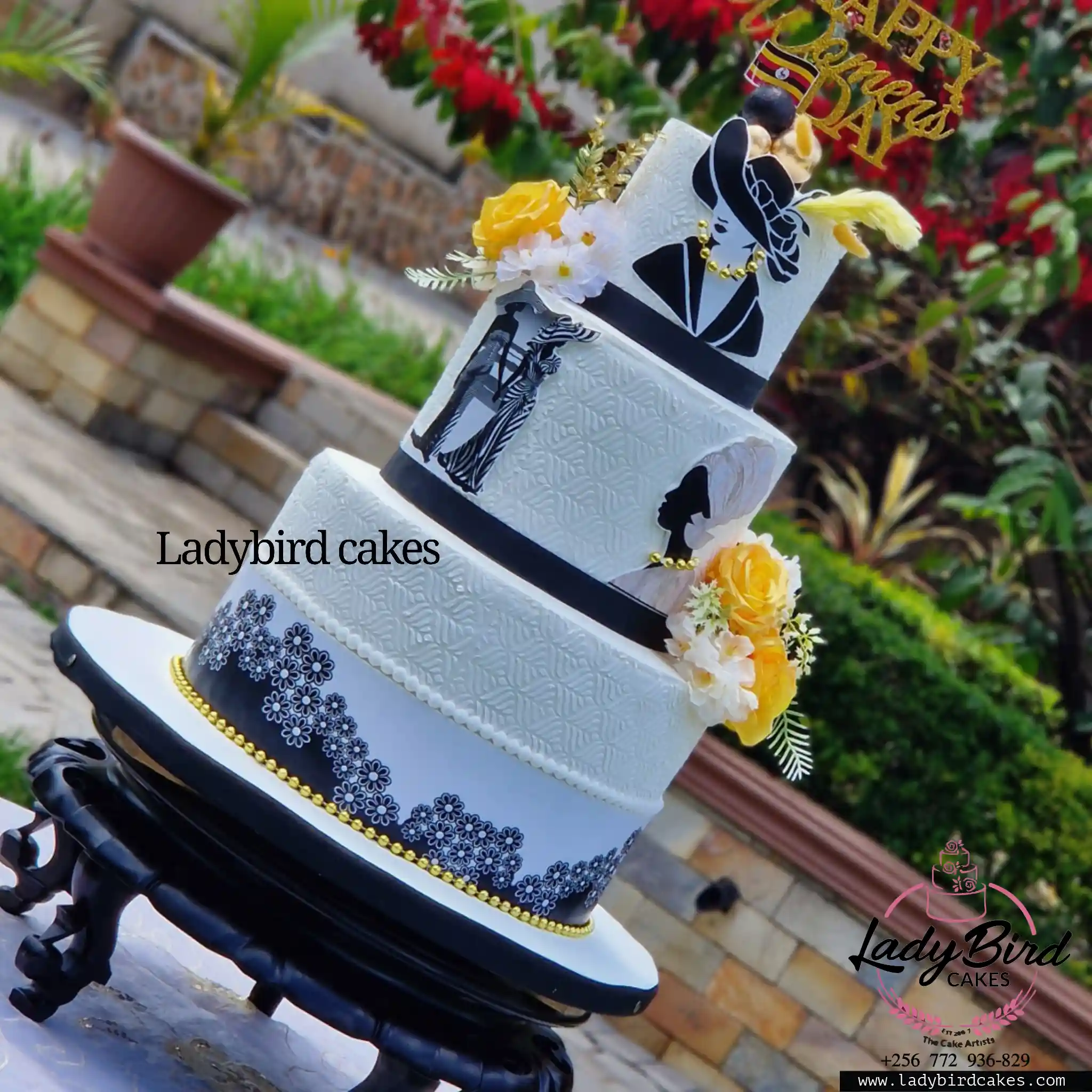 This is a custom cake of Ladybird Cakes Uganda