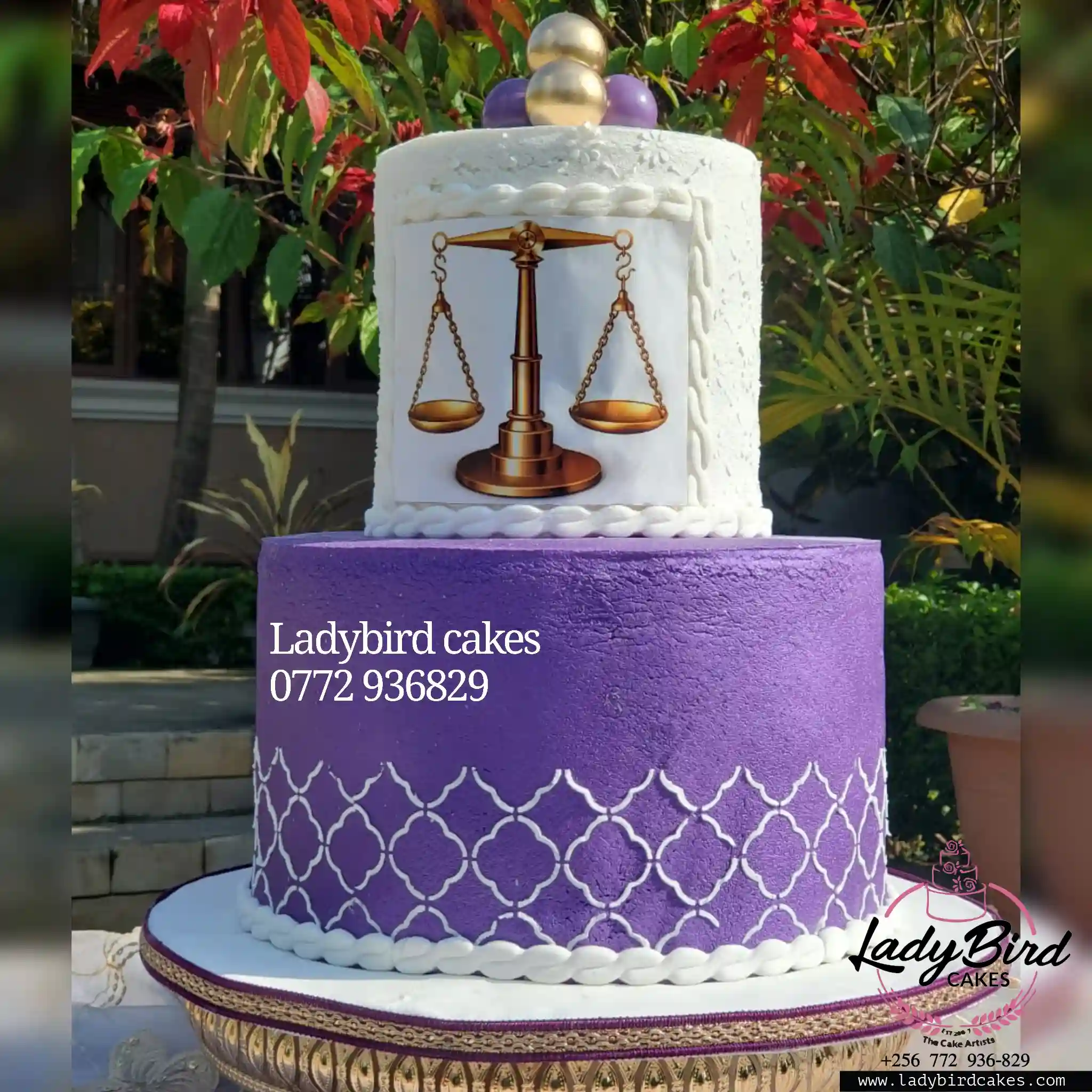 This is a custom cake of Ladybird Cakes Uganda