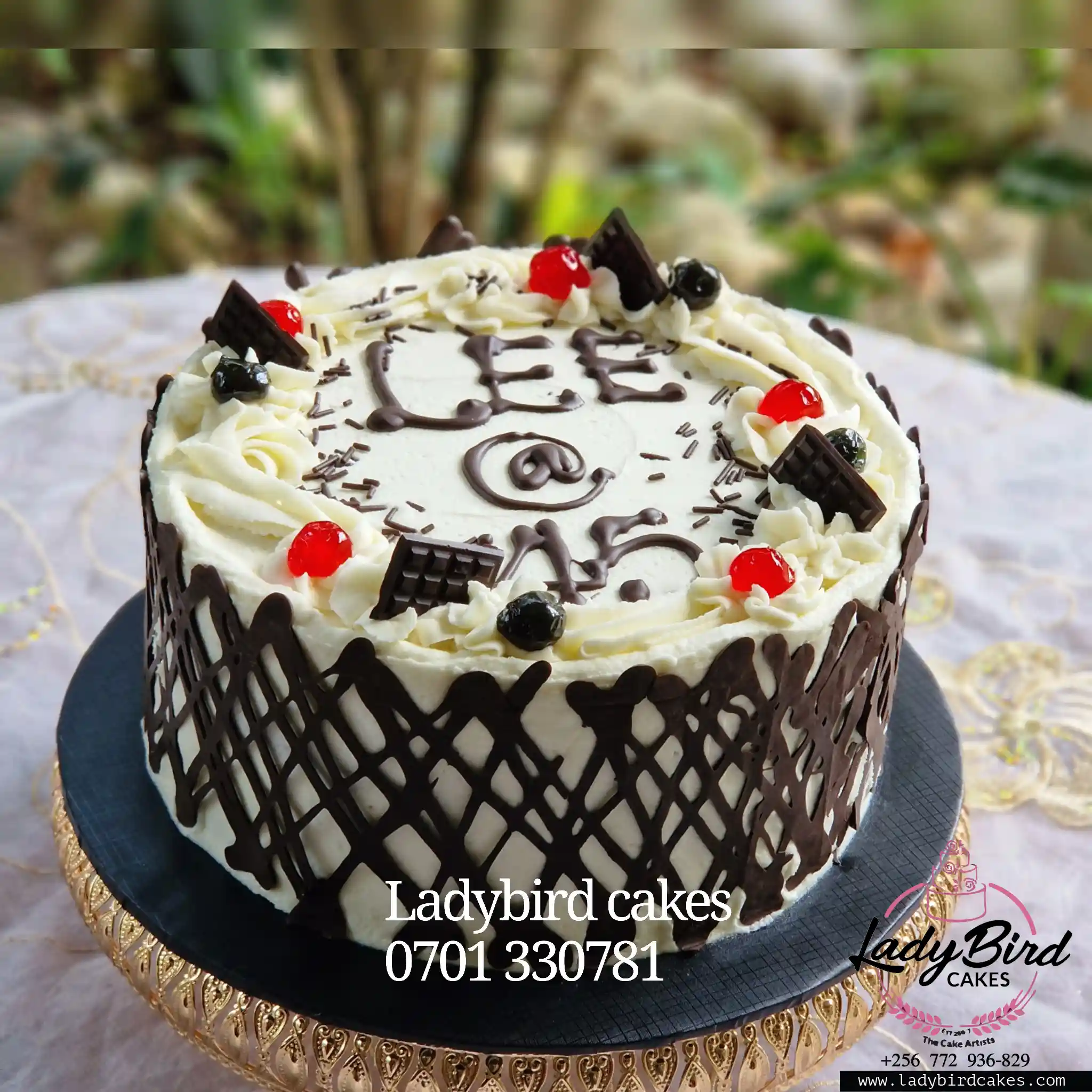 This is a custom cake of Ladybird Cakes Uganda