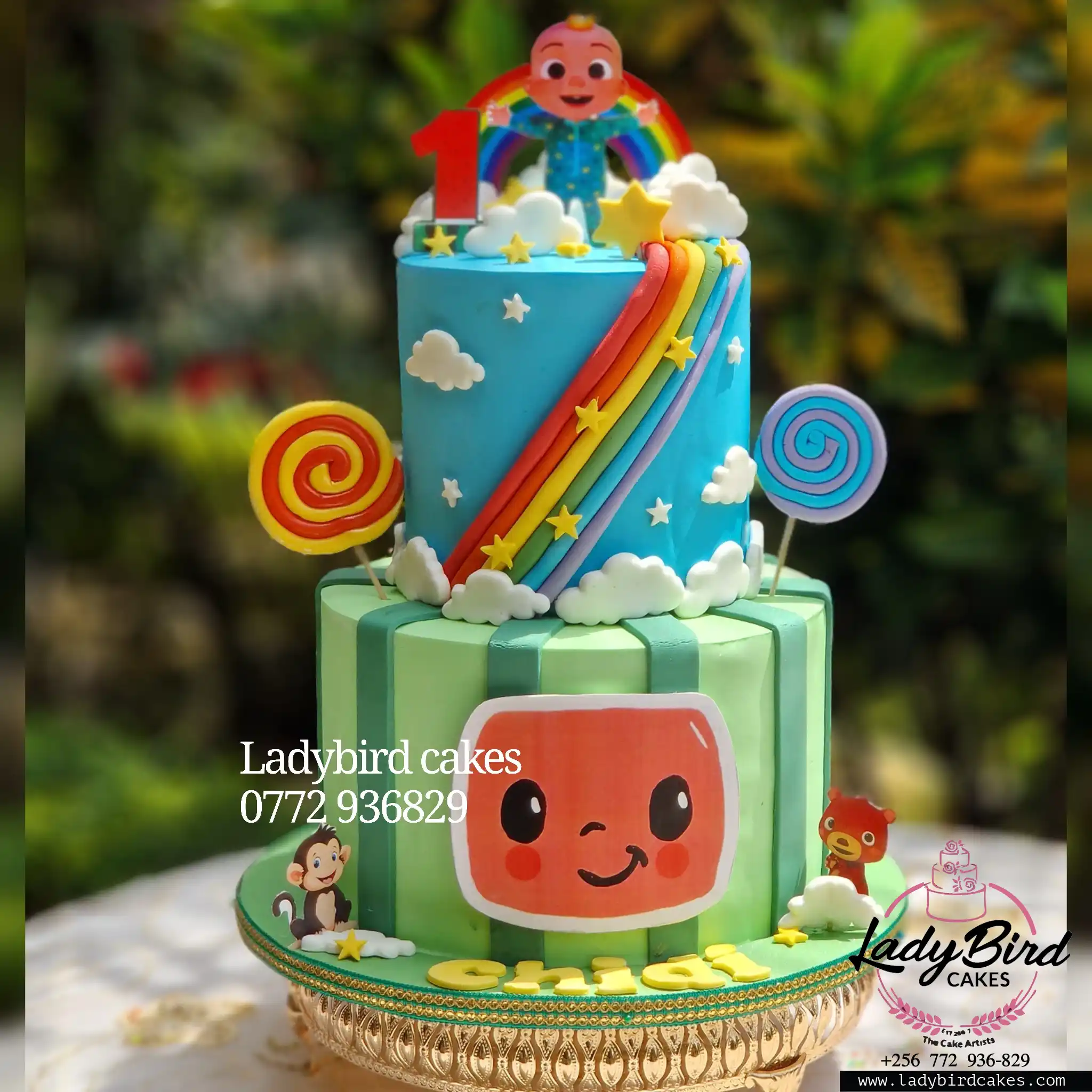 This is a custom cake of Ladybird Cakes Uganda