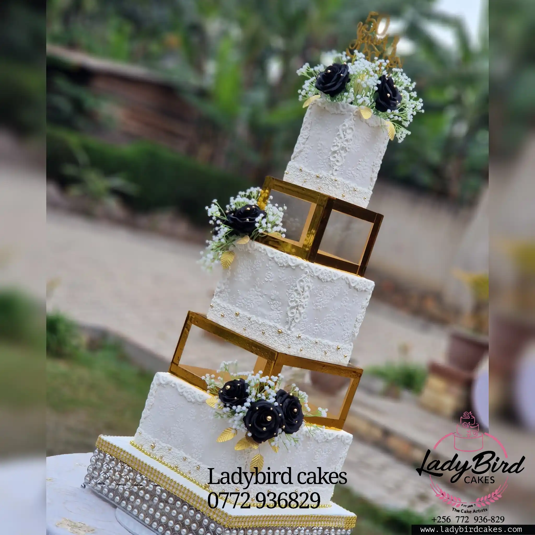 This is a custom cake of Ladybird Cakes Uganda