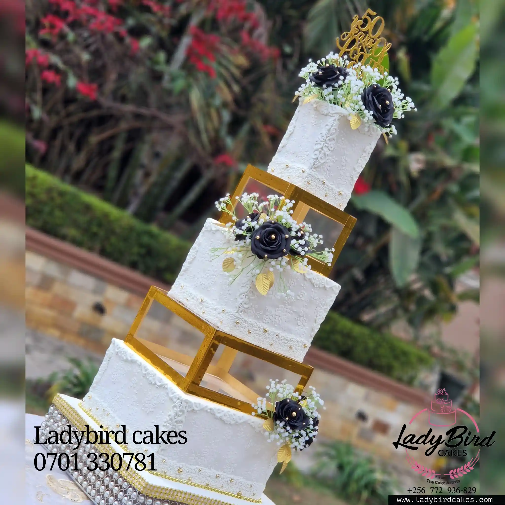 This is a custom cake of Ladybird Cakes Uganda