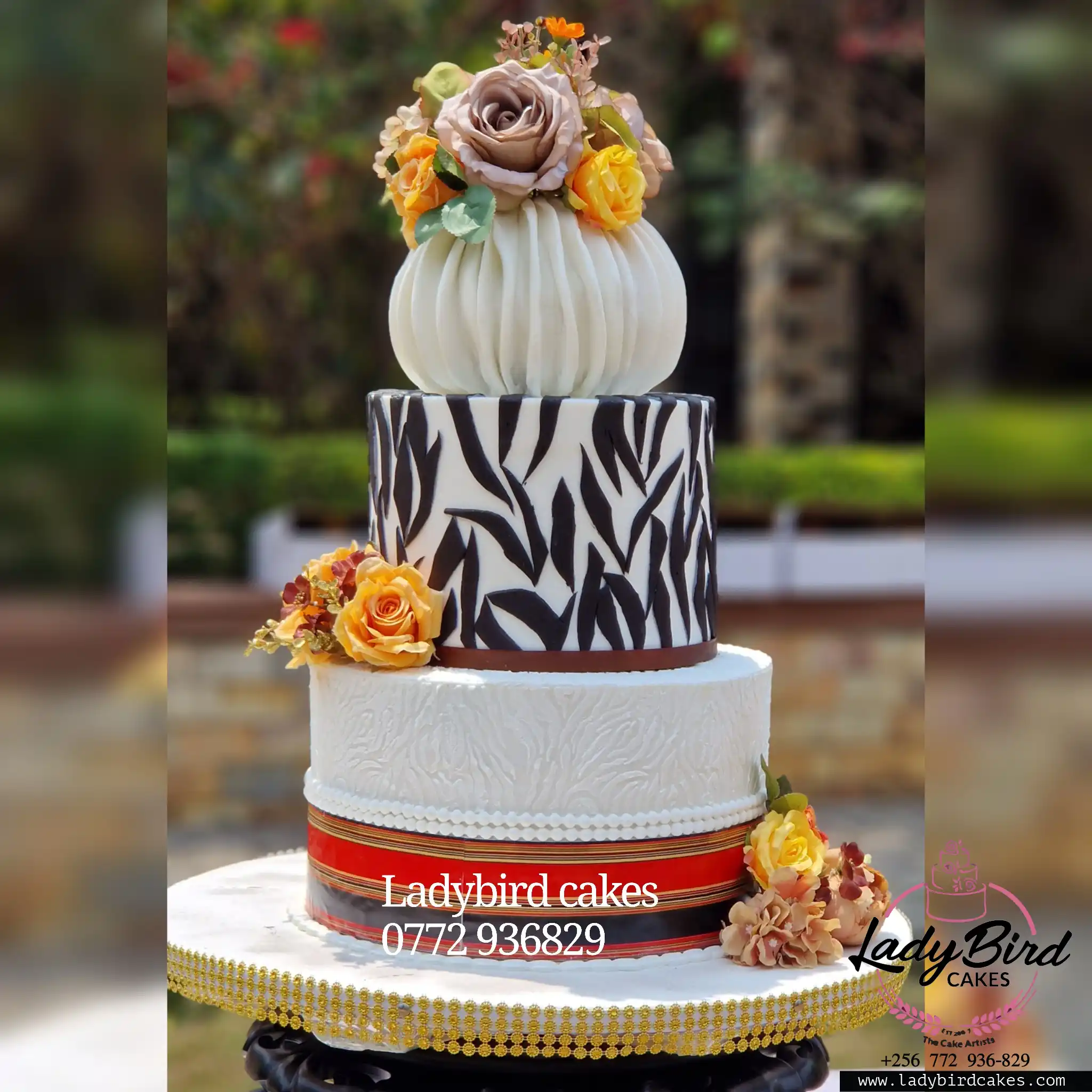 This is a custom cake of Ladybird Cakes Uganda