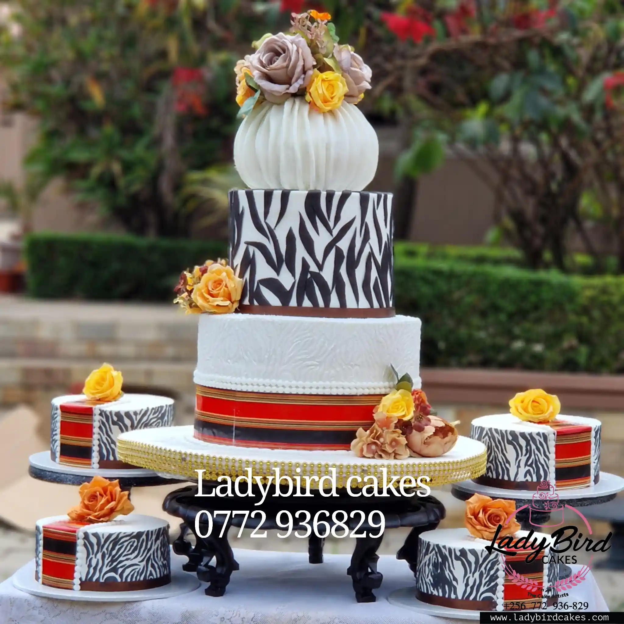 This is a custom cake of Ladybird Cakes Uganda