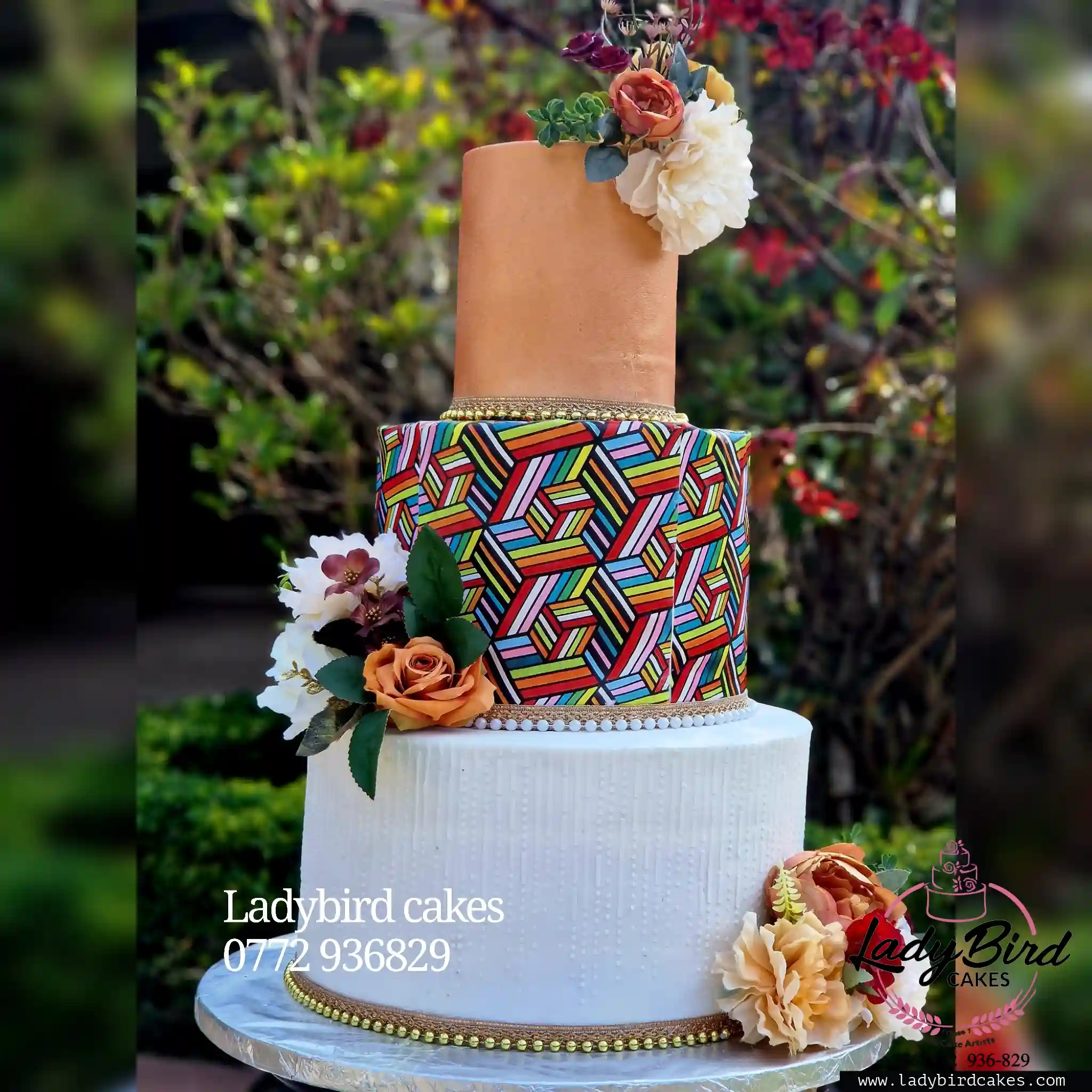 This is a custom cake of Ladybird Cakes Uganda