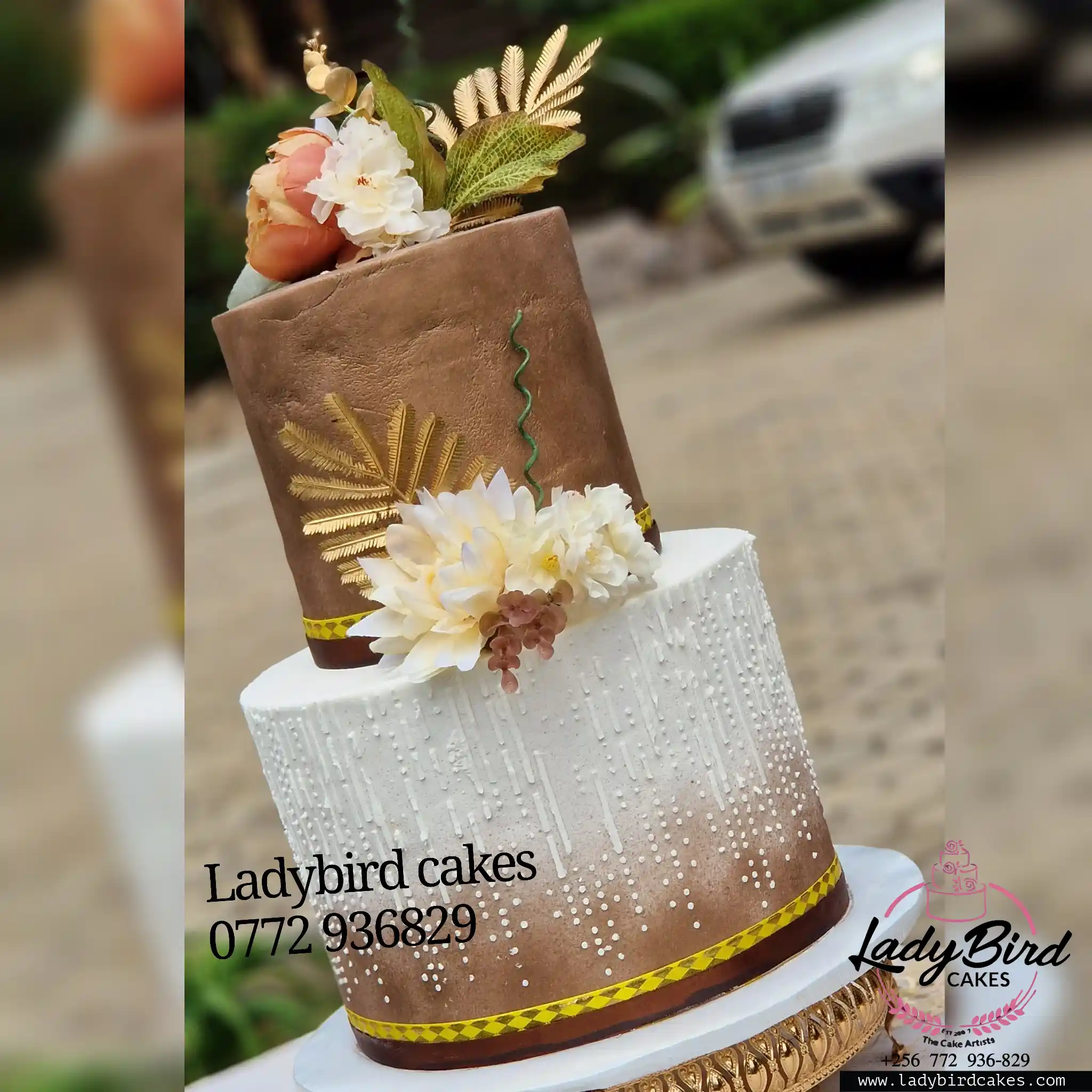 This is a custom cake of Ladybird Cakes Uganda