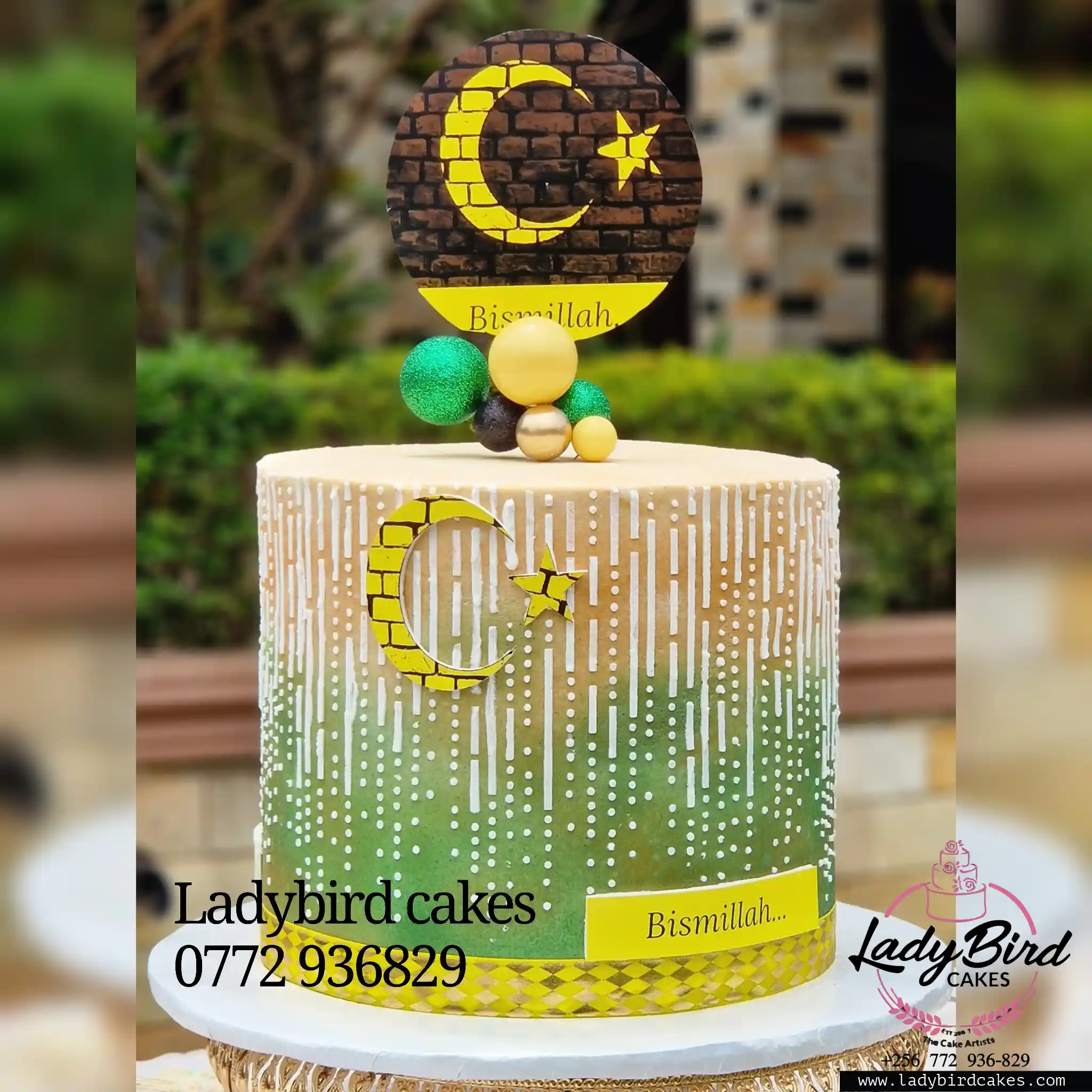 This is a custom cake of Ladybird Cakes Uganda