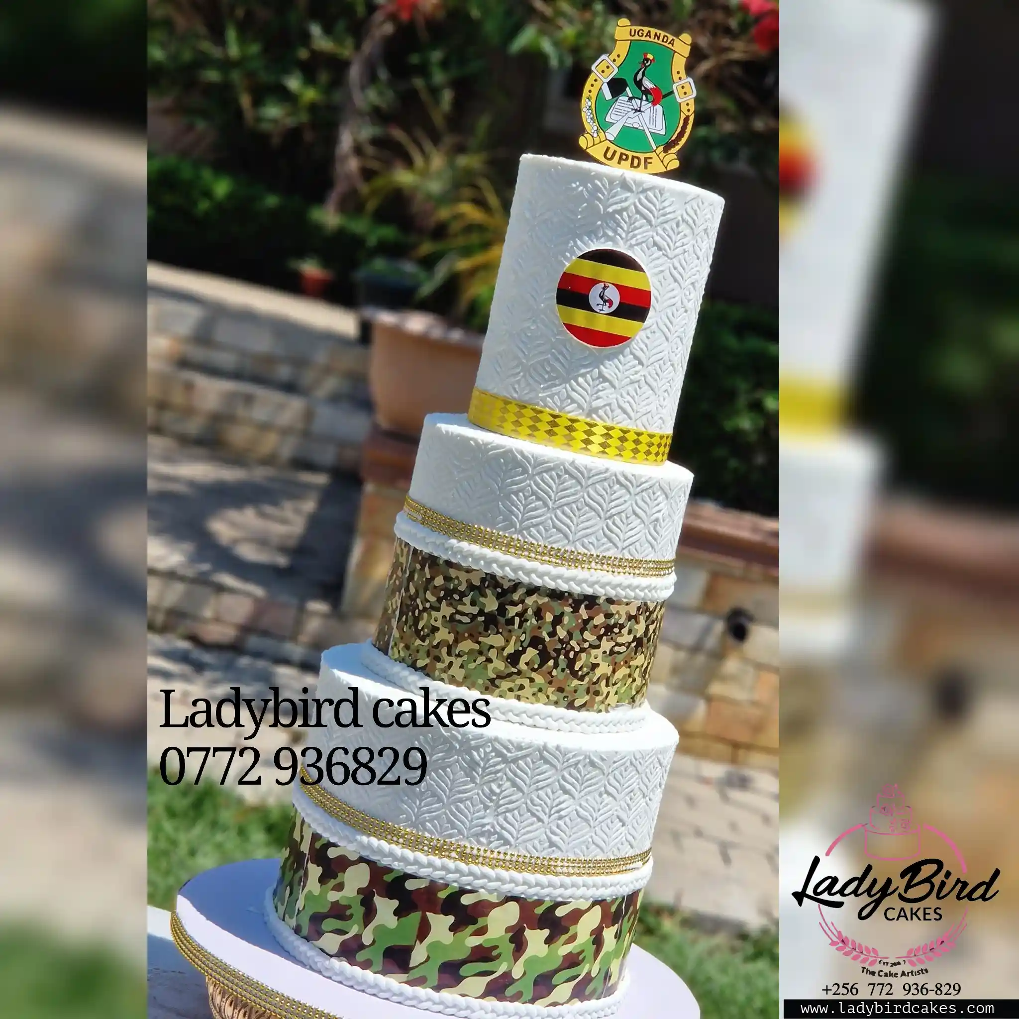 This is a custom cake of Ladybird Cakes Uganda