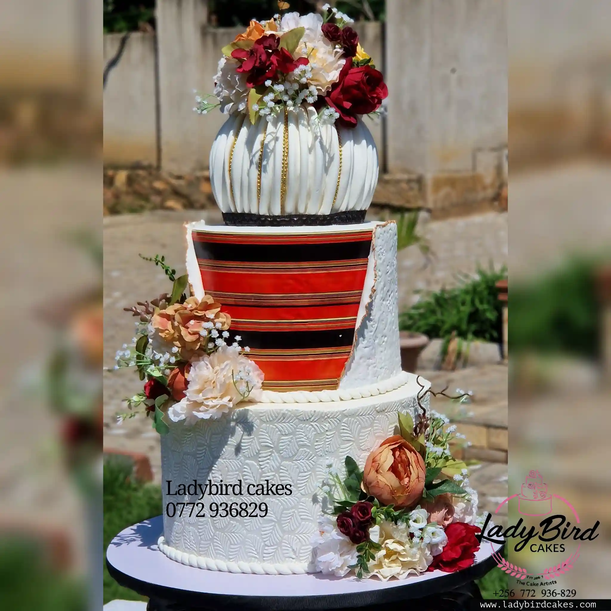 This is a custom cake of Ladybird Cakes Uganda