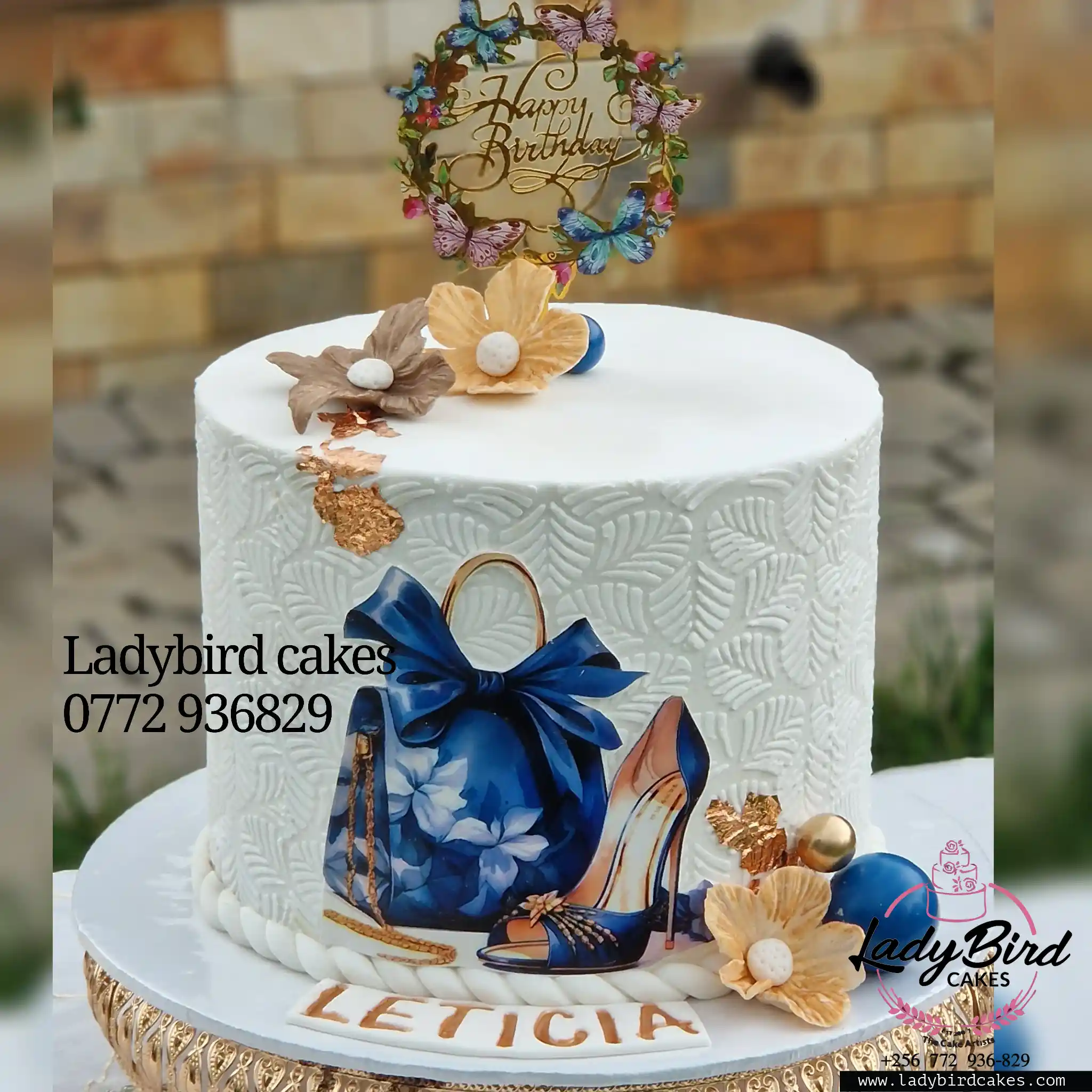 This is a custom cake of Ladybird Cakes Uganda