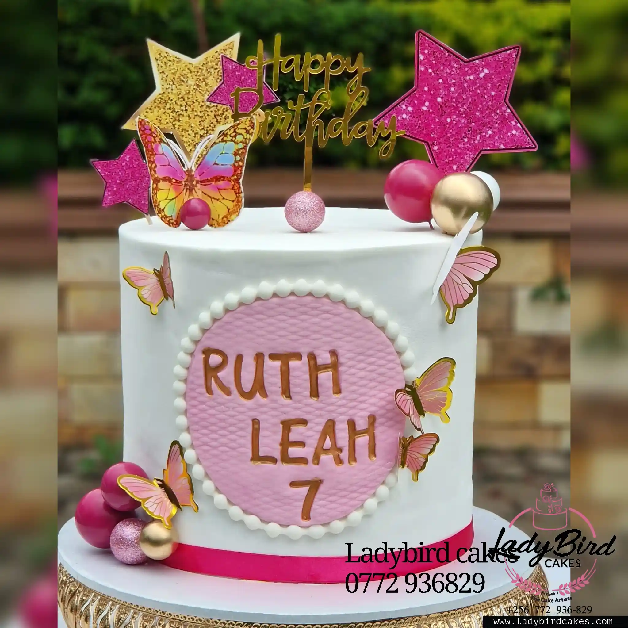 This is a custom cake of Ladybird Cakes Uganda