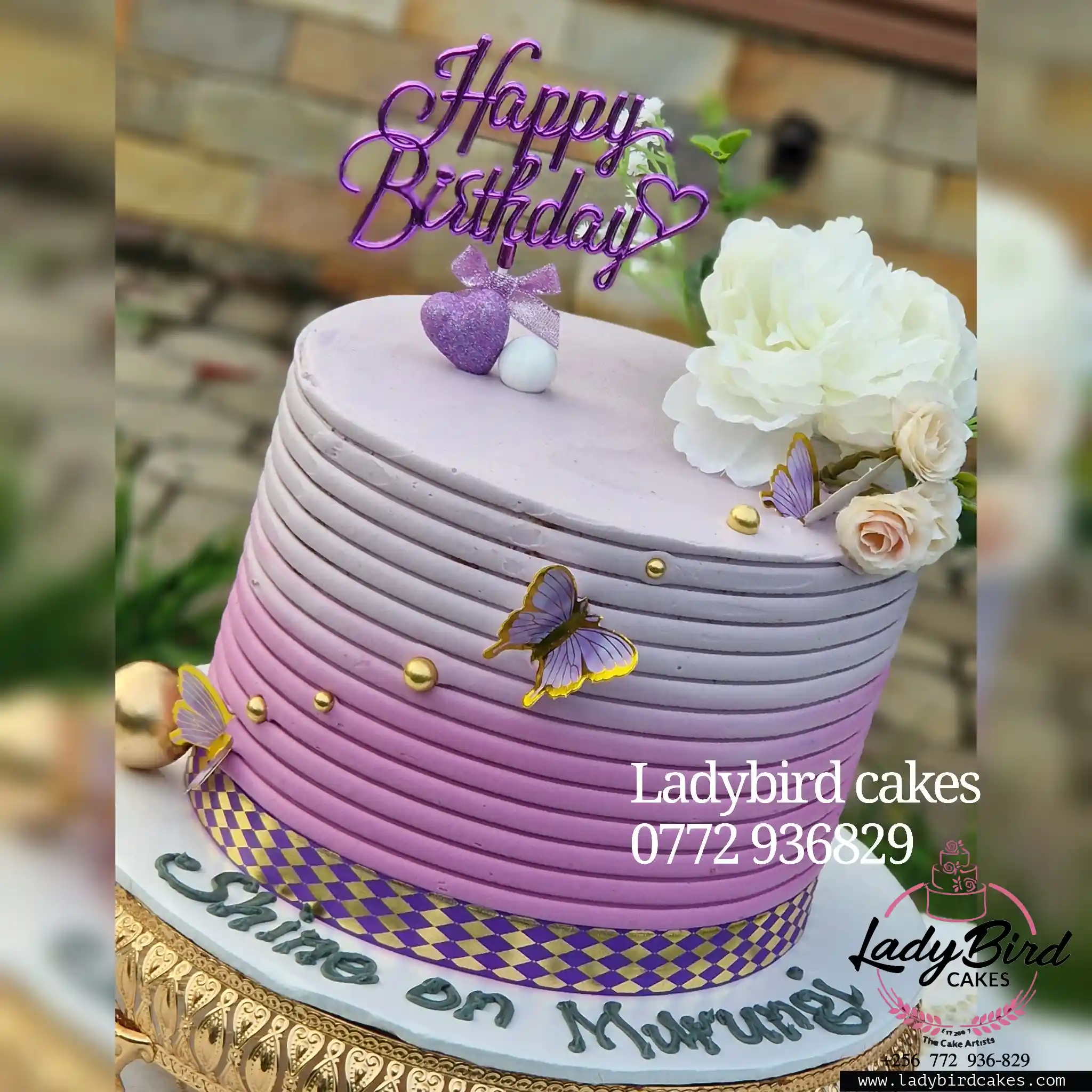 This is a custom cake of Ladybird Cakes Uganda