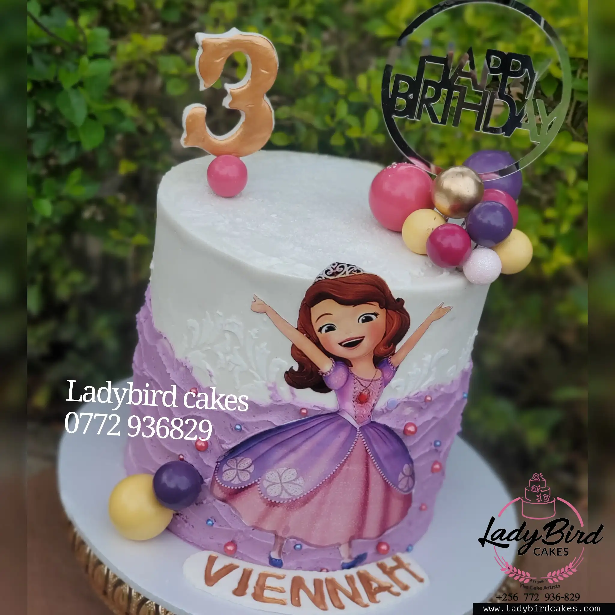 This is a custom cake of Ladybird Cakes Uganda