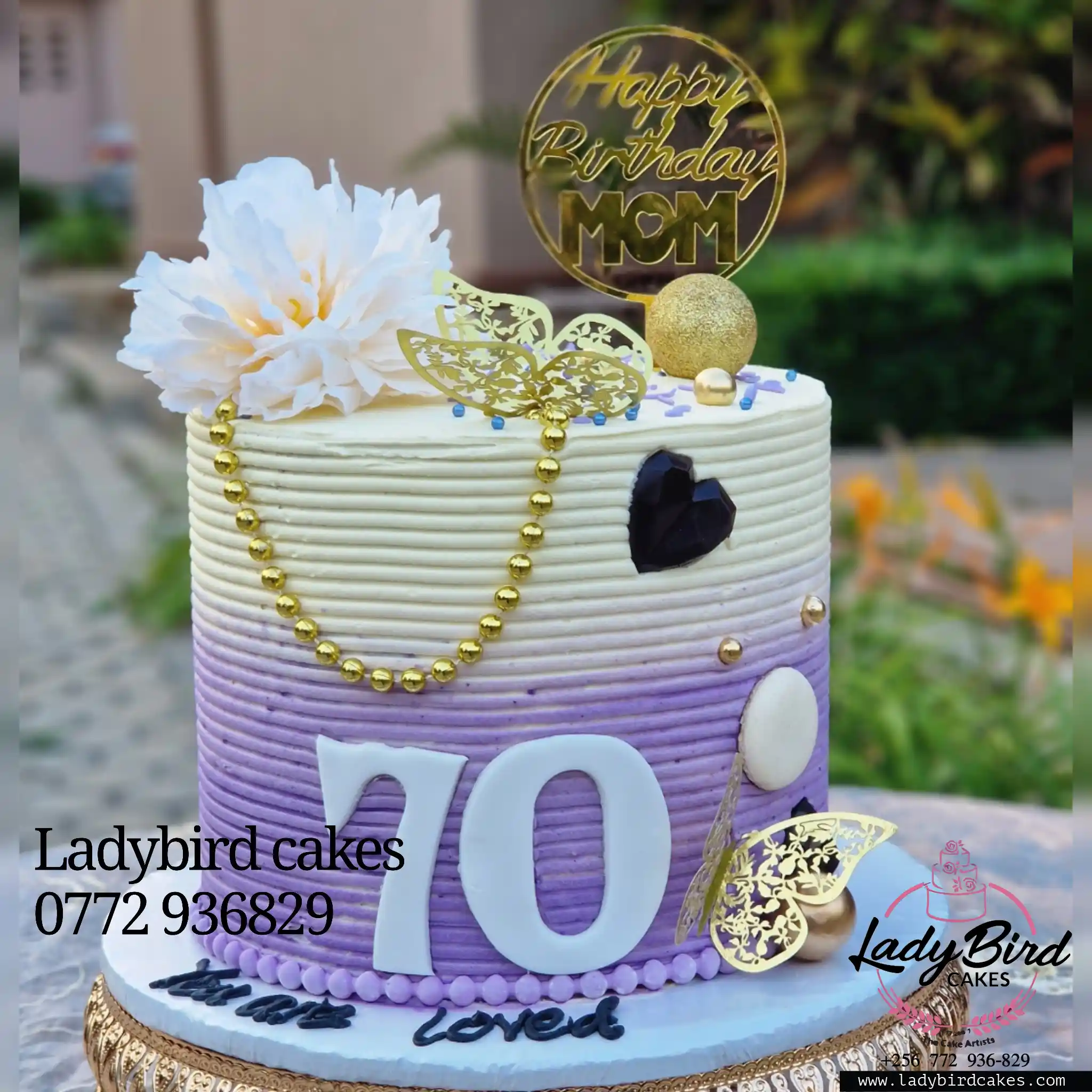 This is a custom cake of Ladybird Cakes Uganda