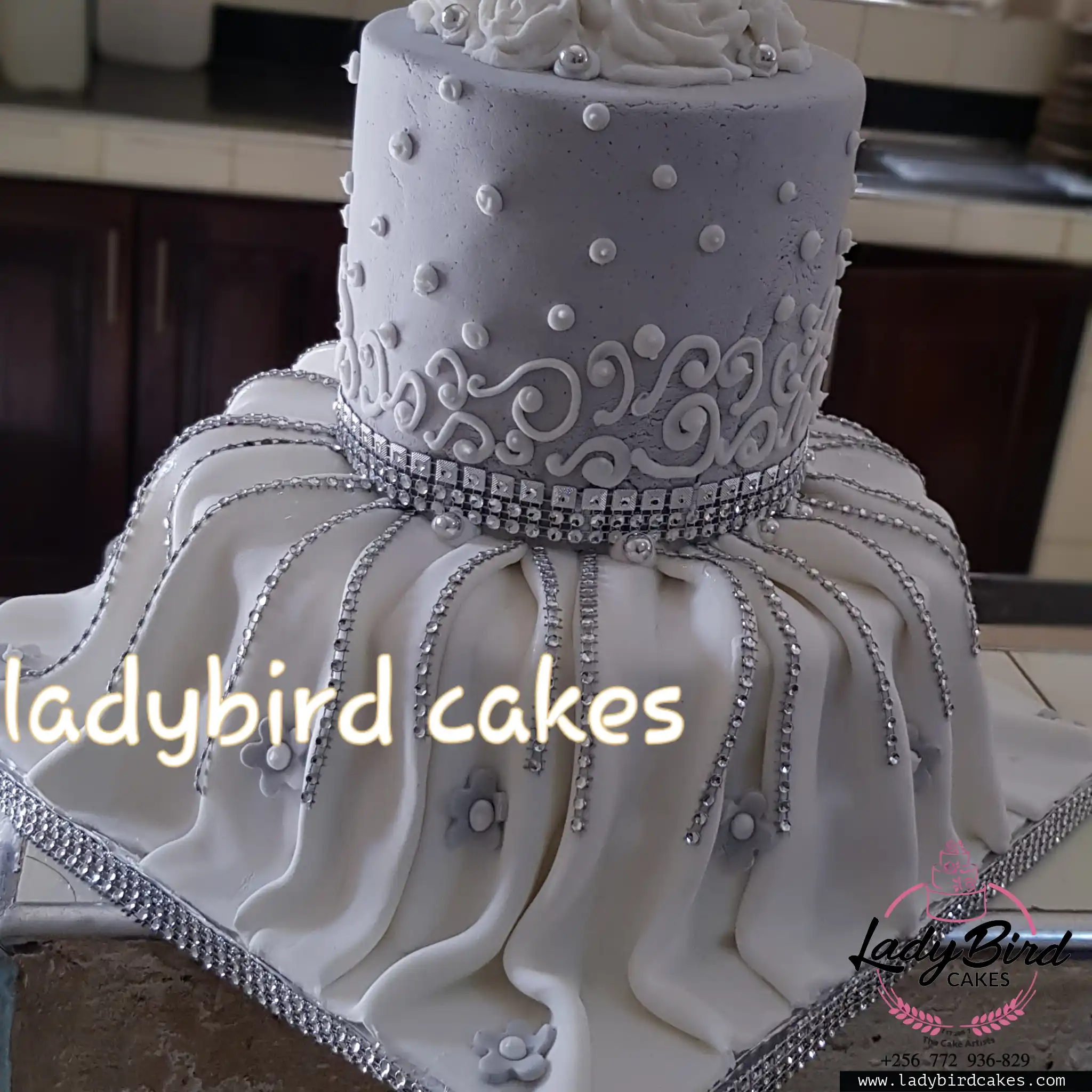 This is a custom cake of Ladybird Cakes Uganda