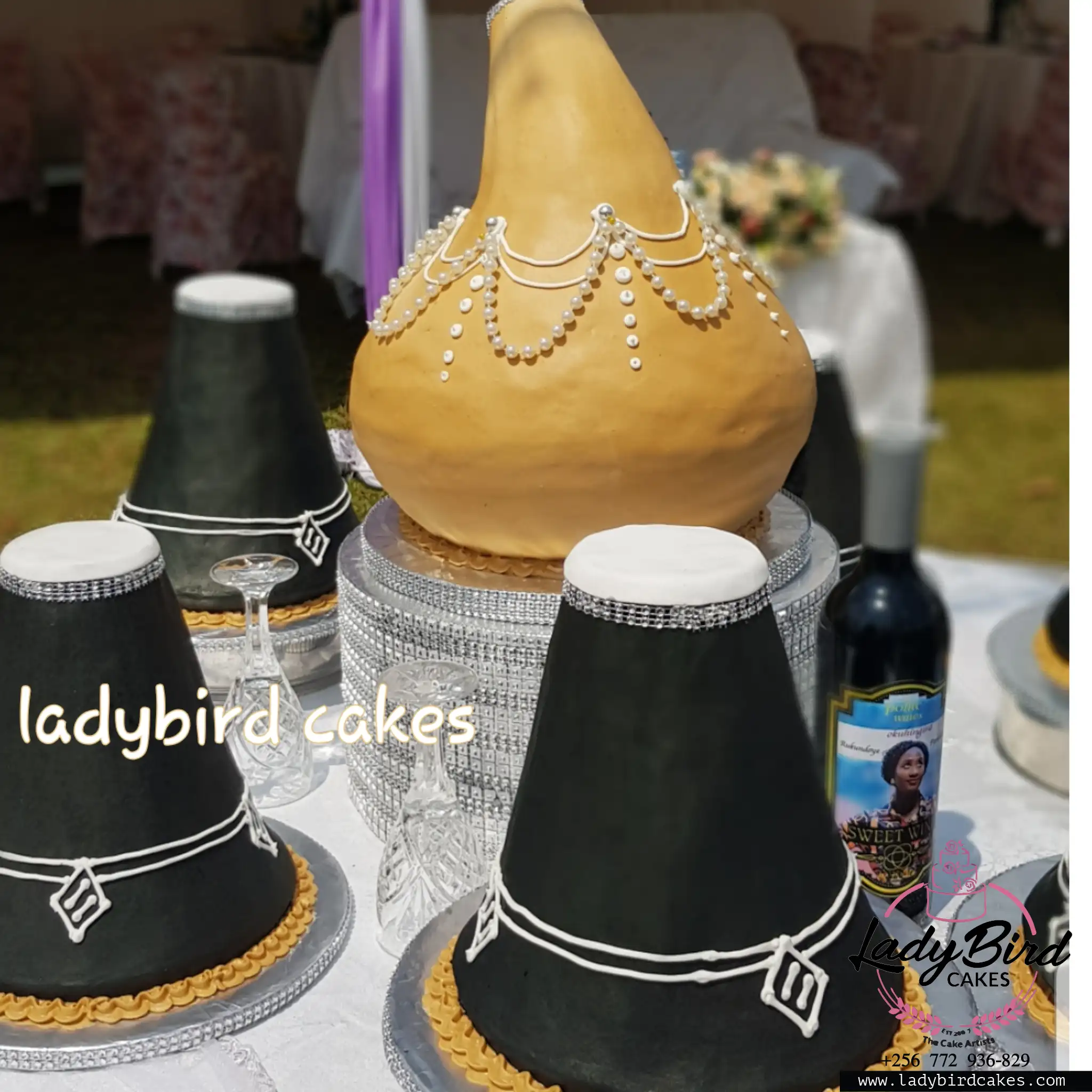 This is a custom cake of Ladybird Cakes Uganda