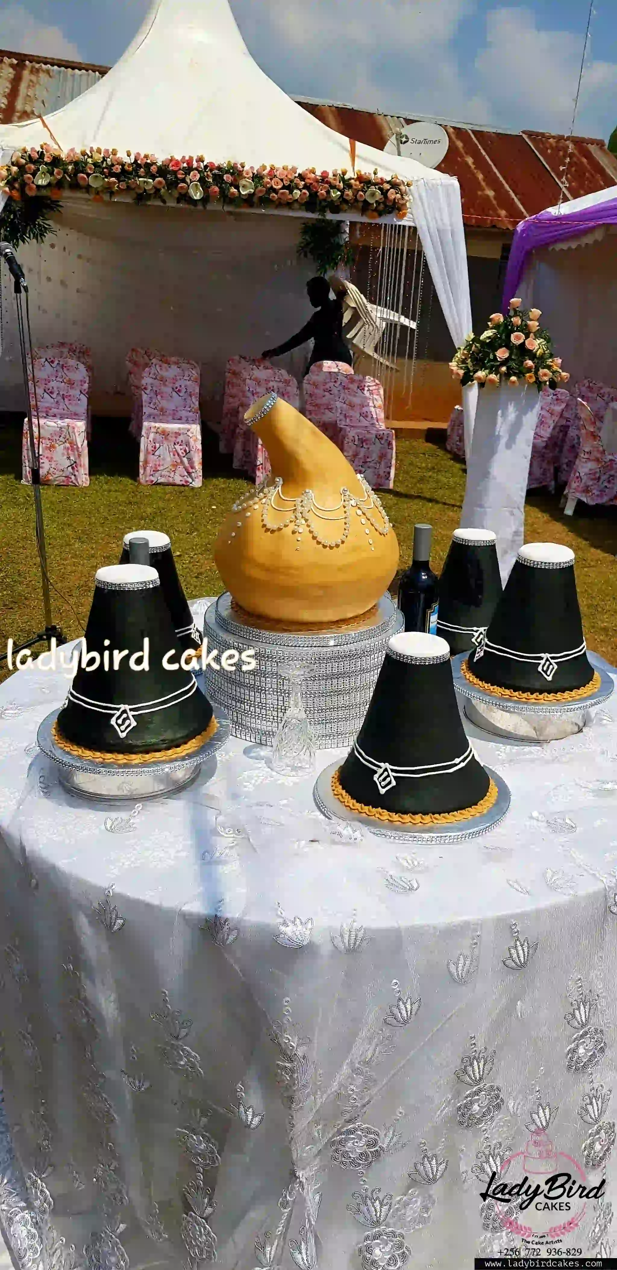 This is a custom cake of Ladybird Cakes Uganda