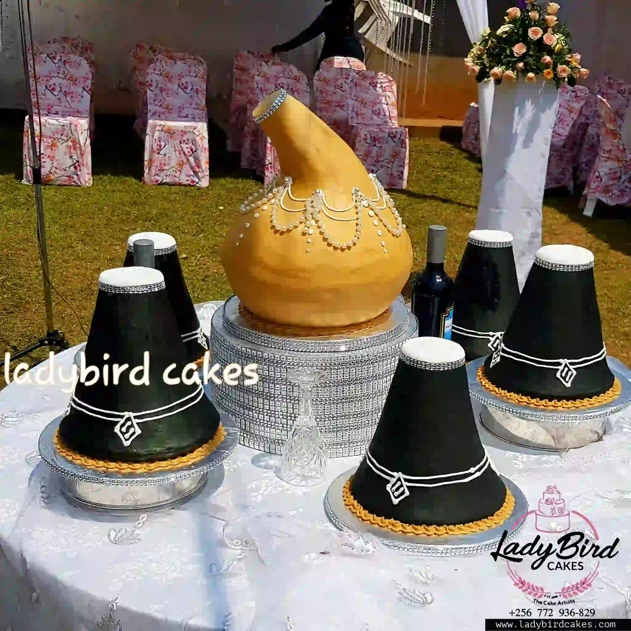 This is a custom cake of Ladybird Cakes Uganda