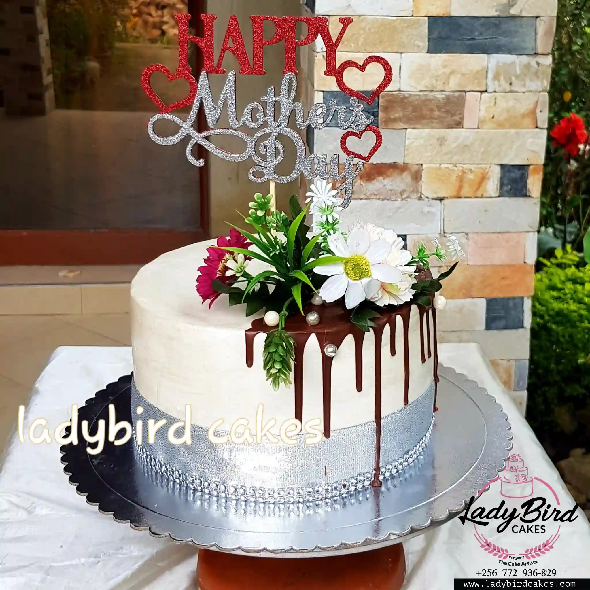 This is a custom cake of Ladybird Cakes Uganda