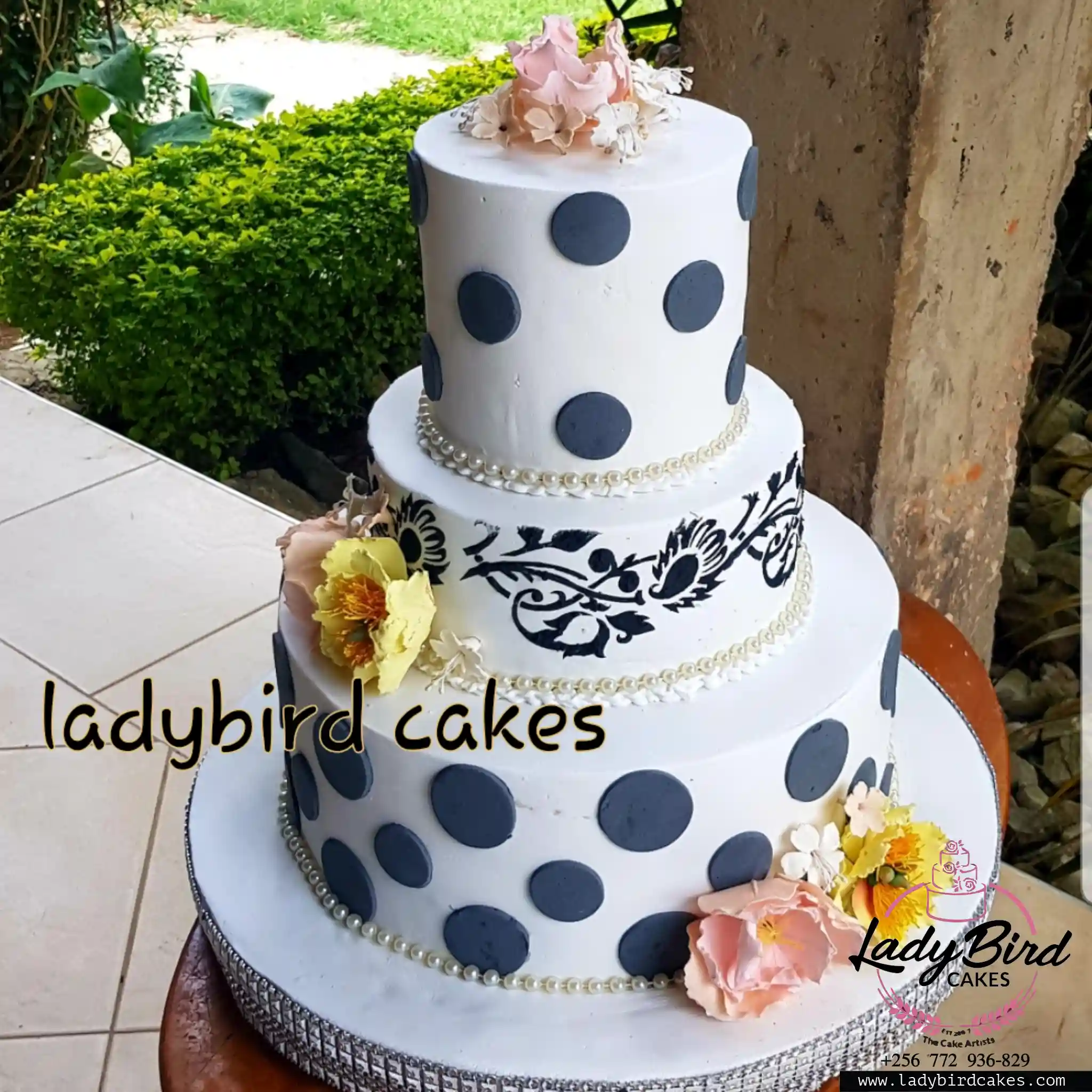 This is a custom cake of Ladybird Cakes Uganda