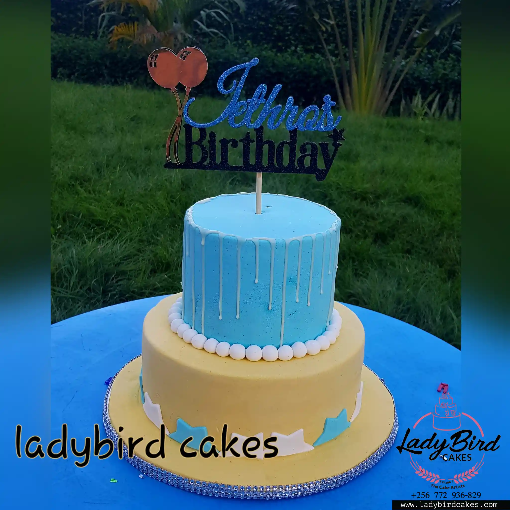 This is a custom cake of Ladybird Cakes Uganda